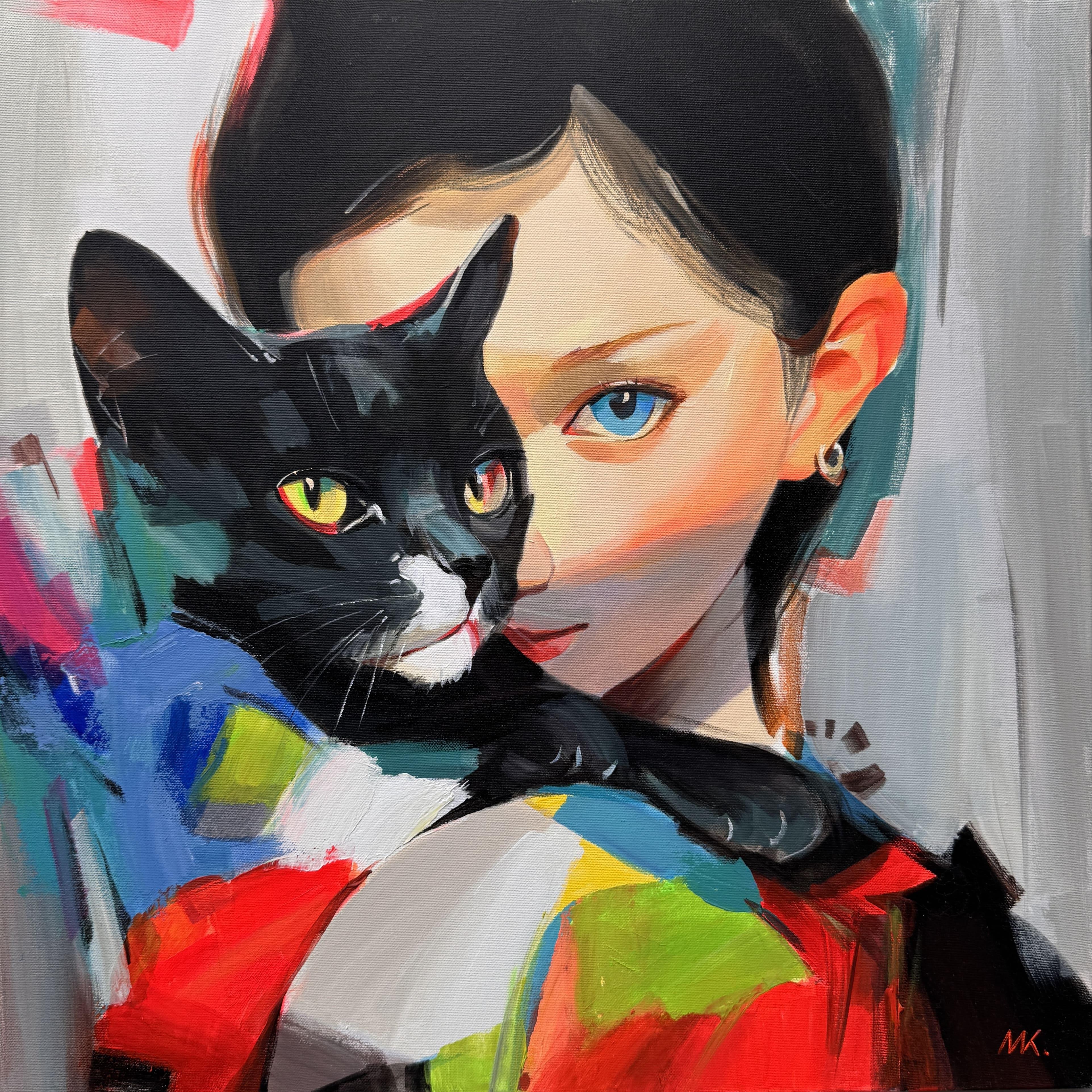 Mariia Kotiuzhynska  Figurative Painting - Kaleidosoul