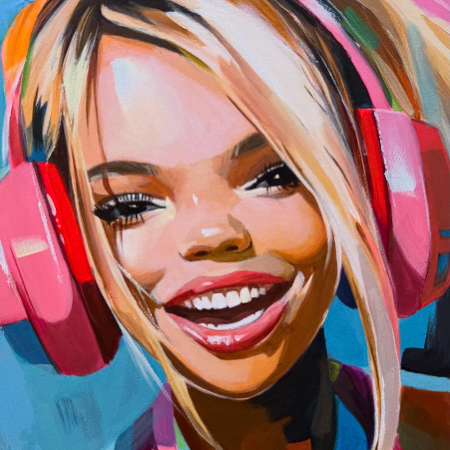 Sie ist laut, kühn und unapologetisch lebendig.
Stereo Girl ist ein Porträt des inneren Pulses, den wir alle in uns tragen - verspielt, kraftvoll und voller Leben. Die übergroßen Kopfhörer sind nicht nur ein modisches Statement - sie sind ein Symbol