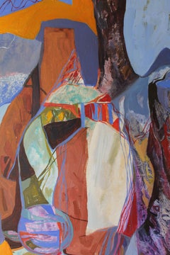 Jardin du soir. Série "Vibrations de la Terre"