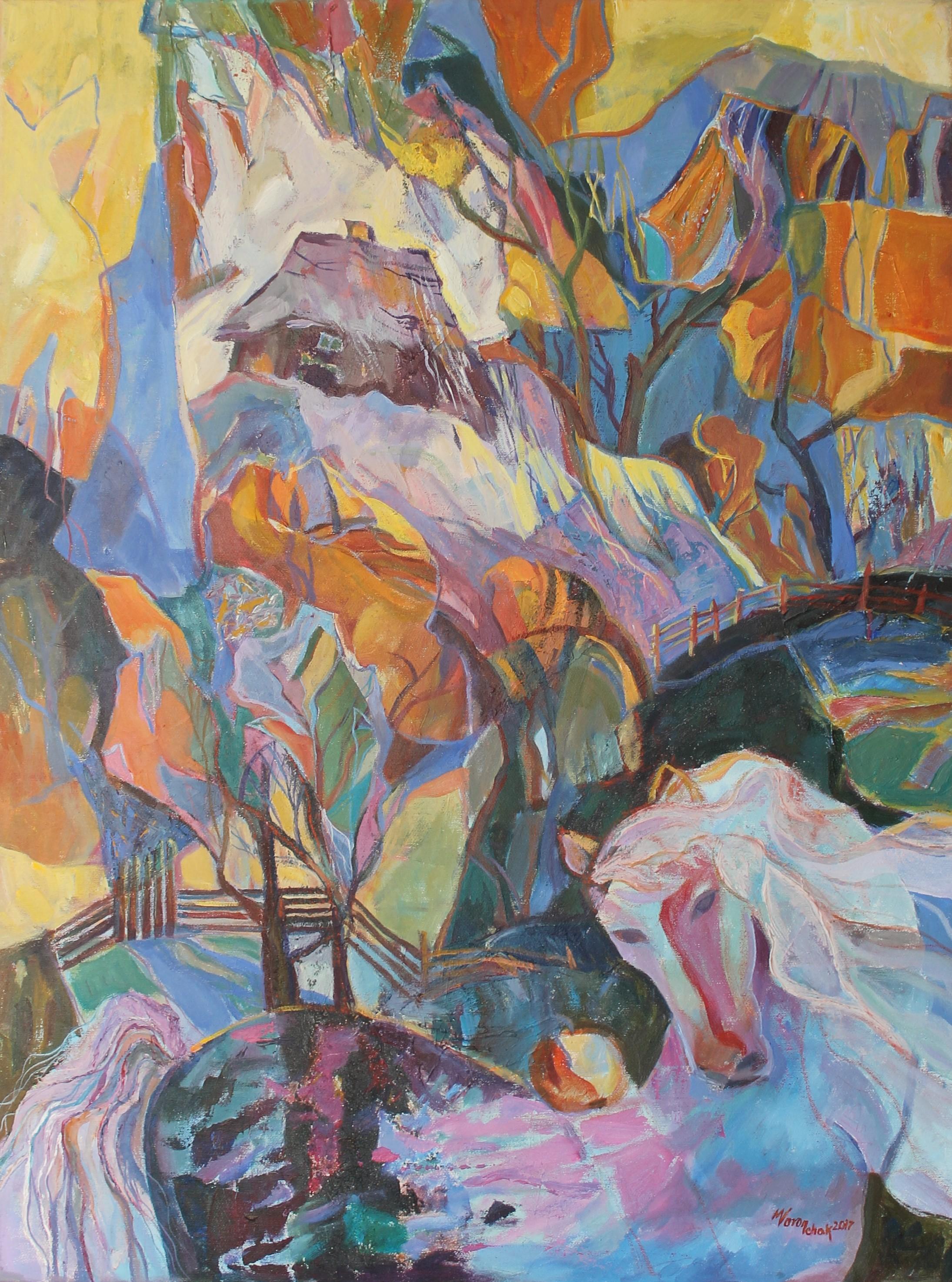 Première gelée. Série "Vibrations de la Terre"
