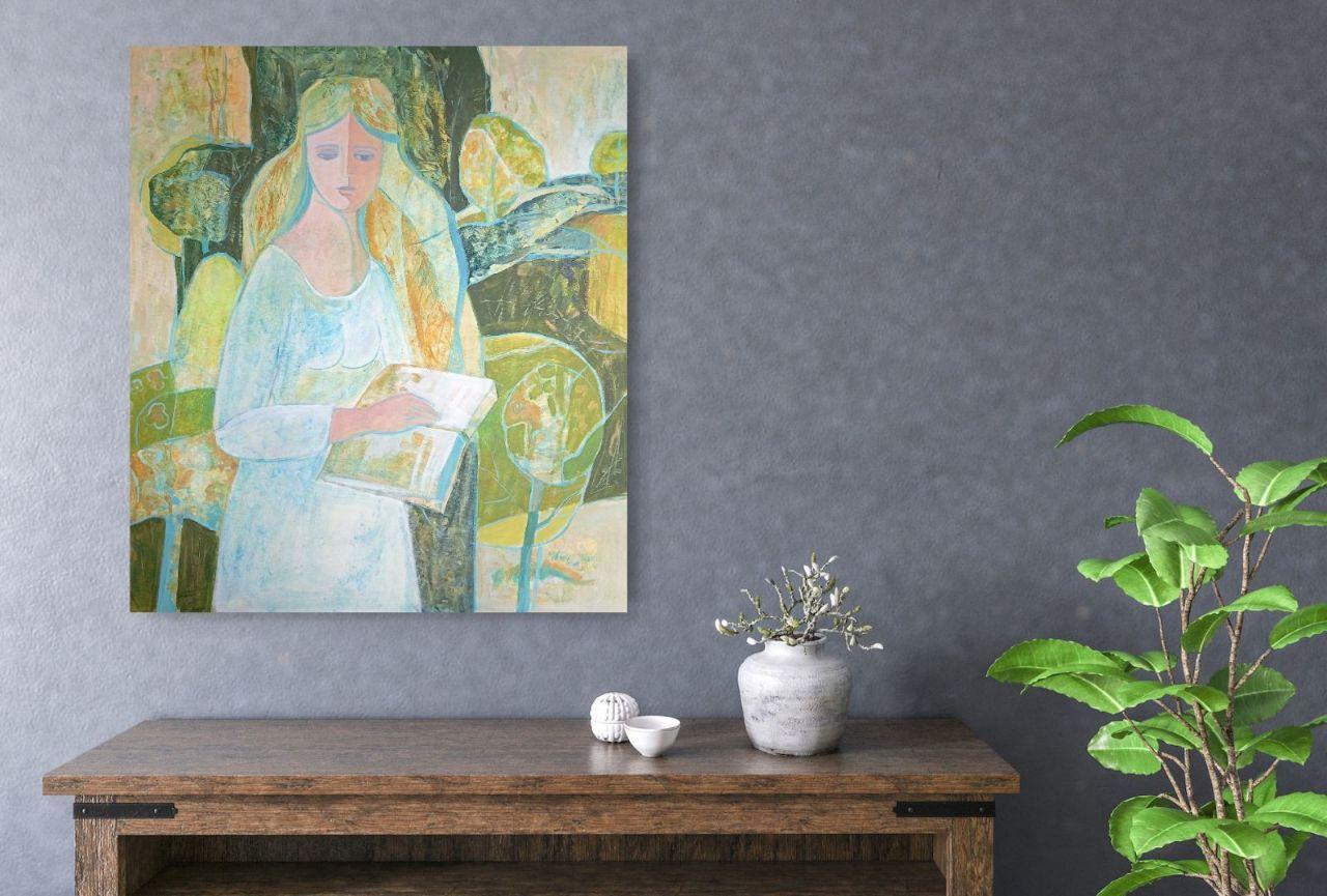 Cherchons la réponse - Painting de Mariia Voronchak 