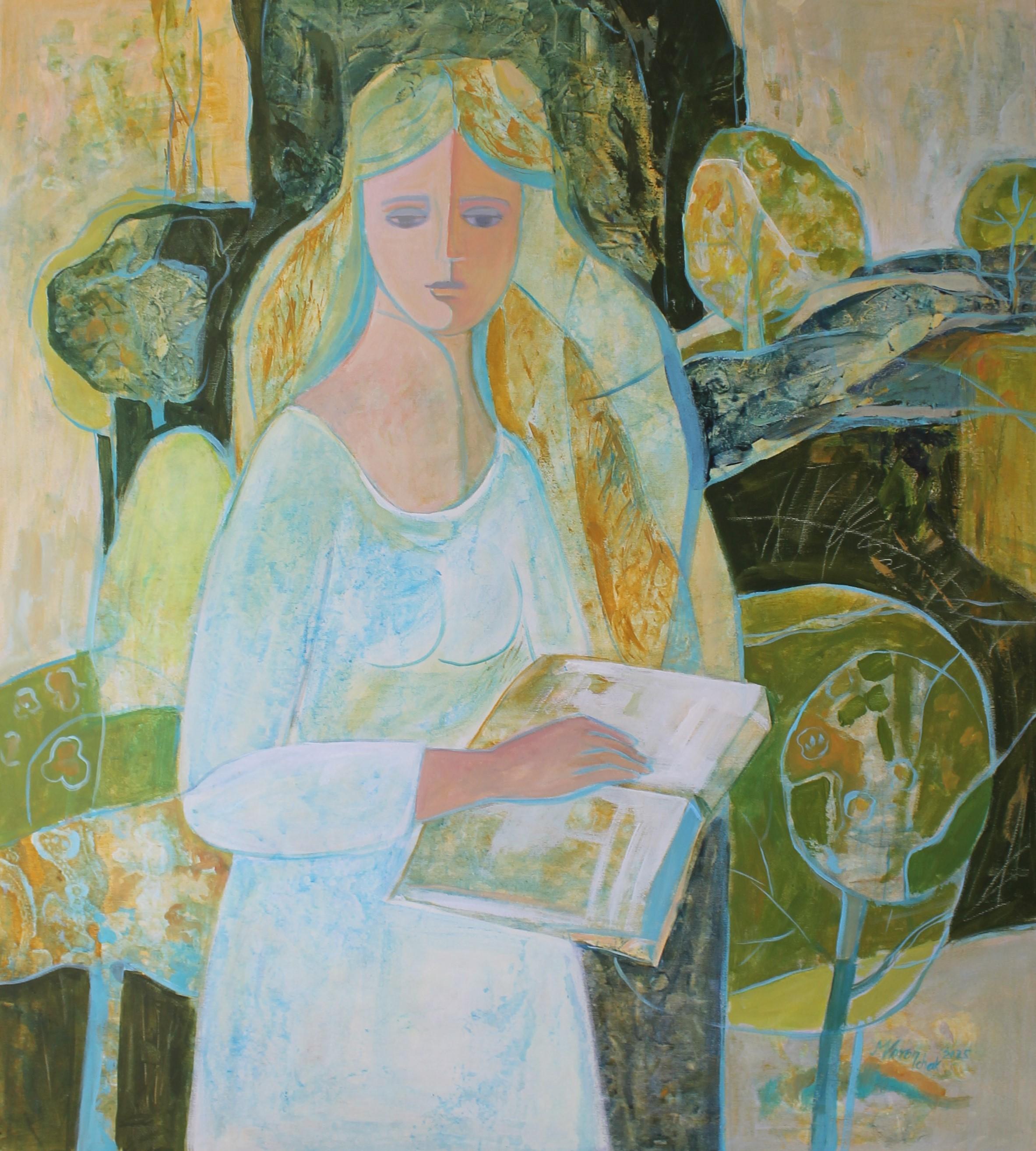 Figurative Painting Mariia Voronchak  - Cherchons la réponse