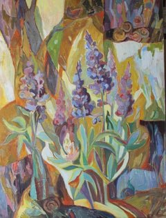 Floraison des lupins. Série "Vibrations de la Terre"