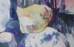 Signes sur fond blanc. Série "Jardin Primordial"