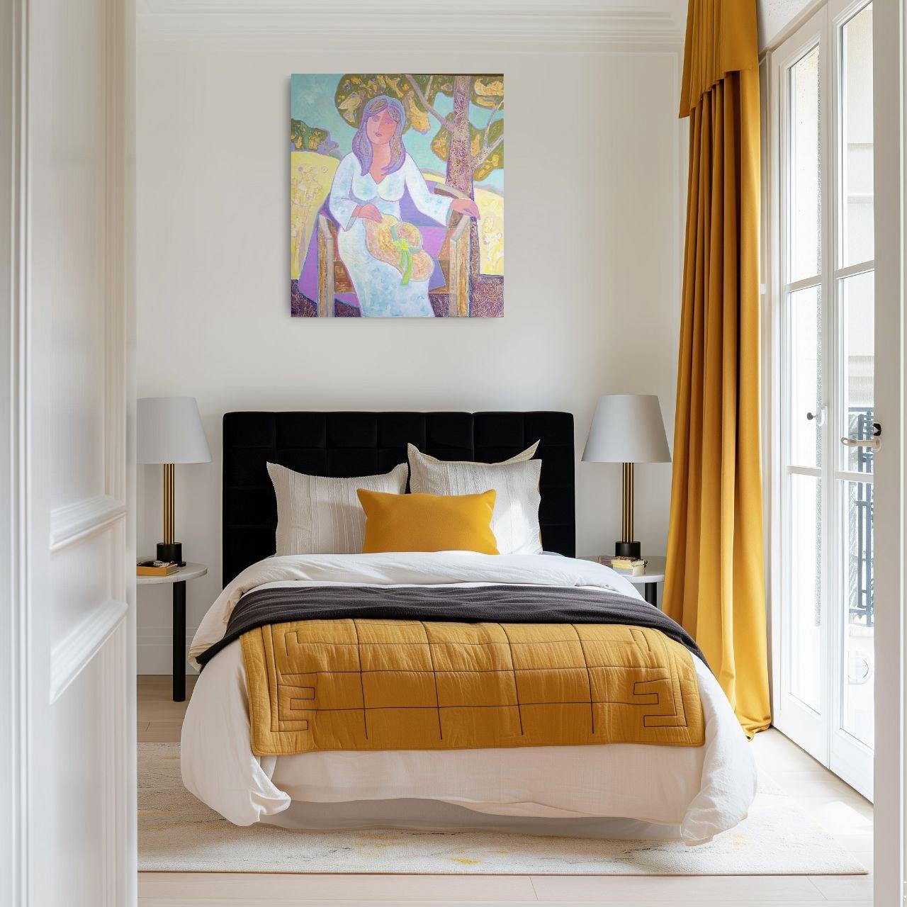 A Space de ma présence - Contemporain Painting par Mariia Voronchak 