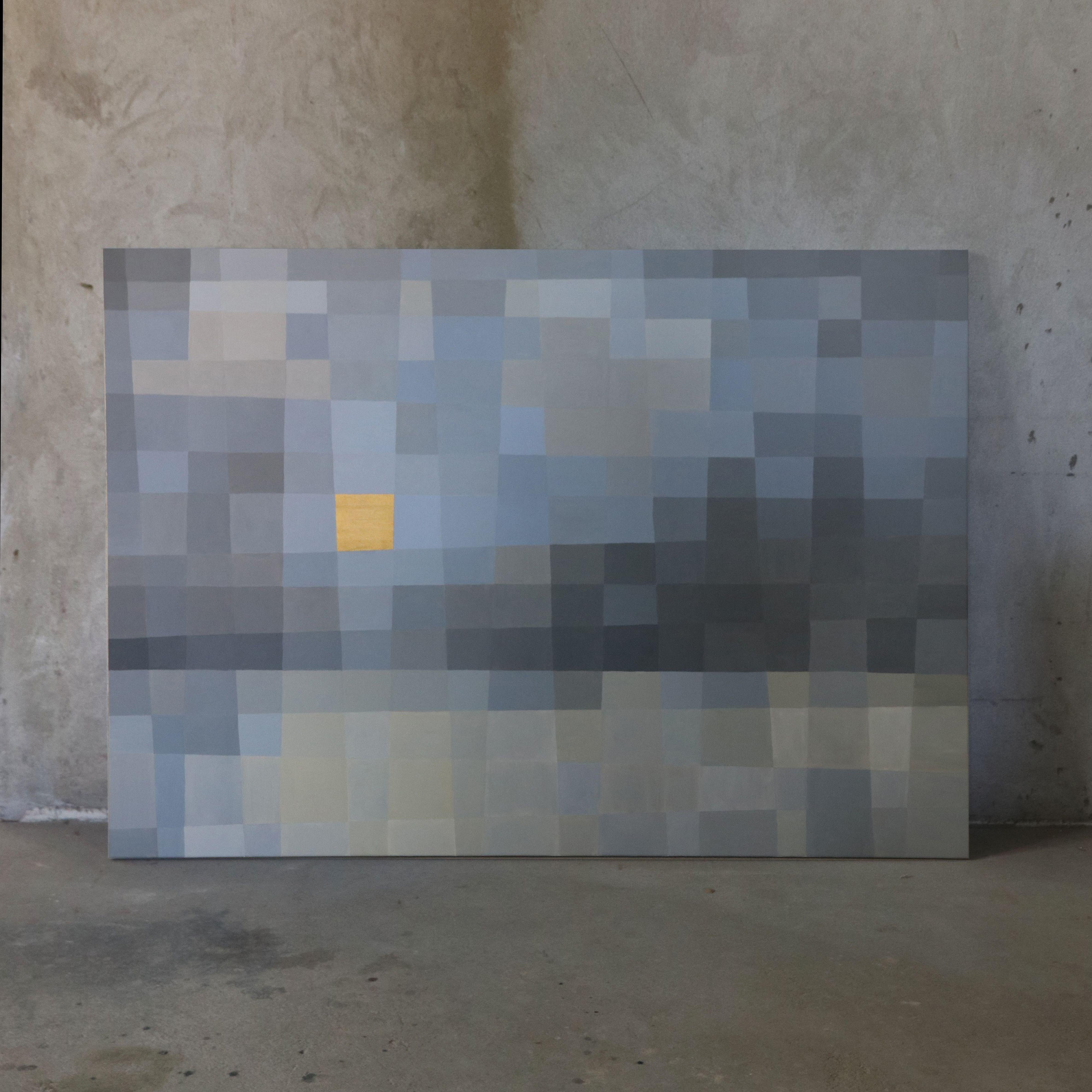 Gennaio, Pittura, Acrilico su tela - Painting di Marija Nikolic
