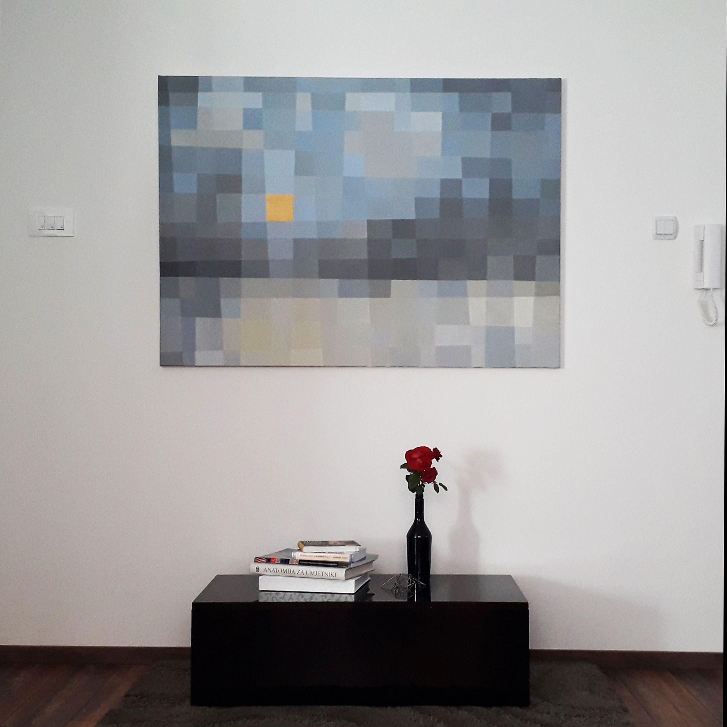 Gennaio, Pittura, Acrilico su tela - Painting Astratto di Marija Nikolic