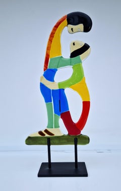 Scultura di vetro - Collegata