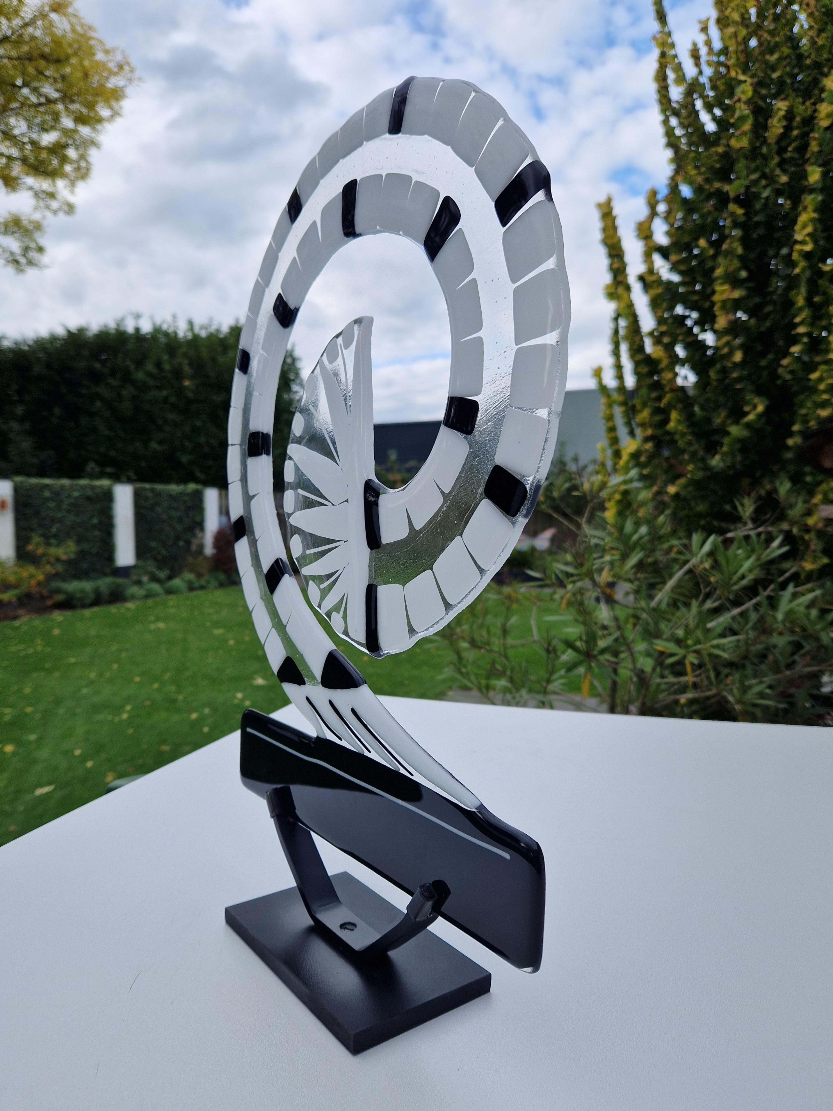 Escultura de vidrio - Sin fin - Sculpture de Marijke & Joop Berendsen