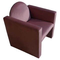 MARIKA Pink Velvet Armchair / Dinning Chair