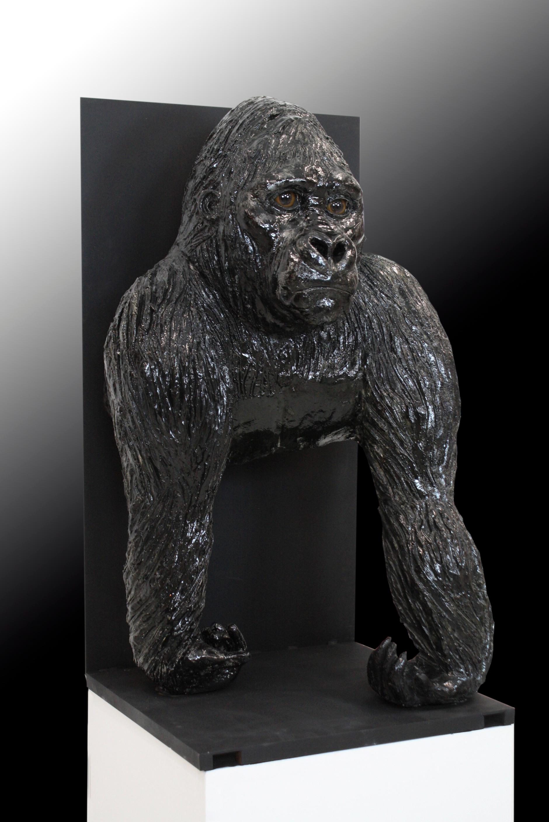 gorille statue artiste
