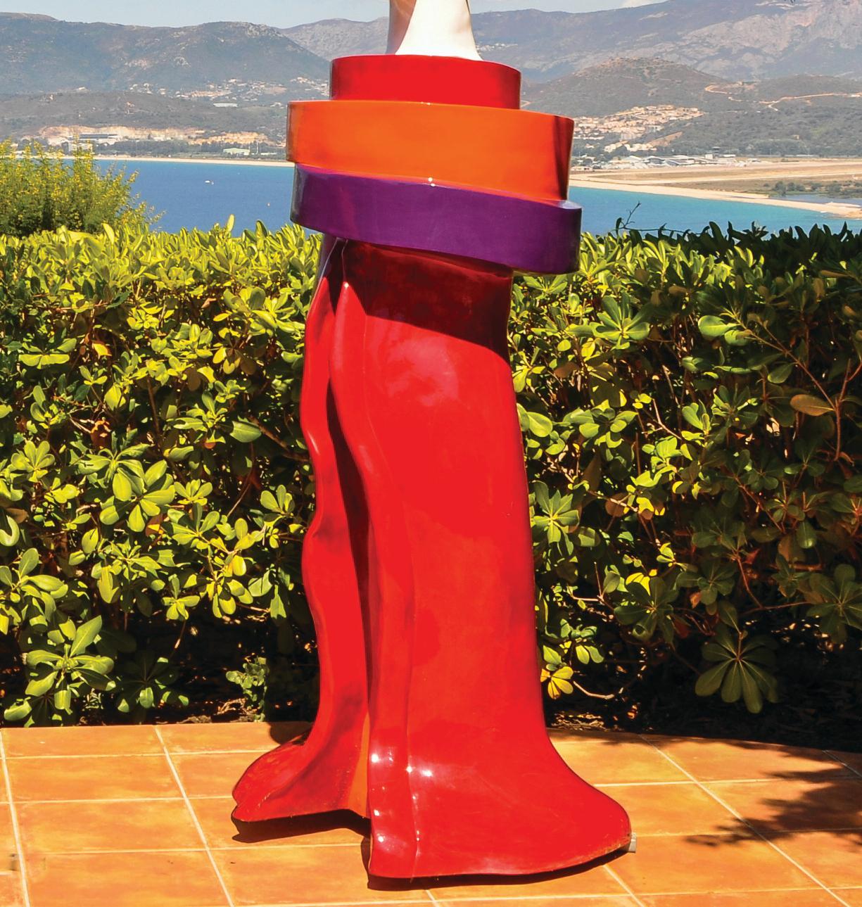 Pair of Gueishas - Monumental Contemporary Outdoor Sculptures For Sale 7