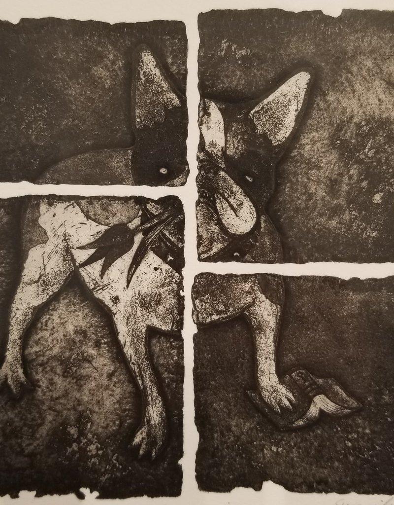 Mariko Ando Animal Print – Schlaflosigkeit