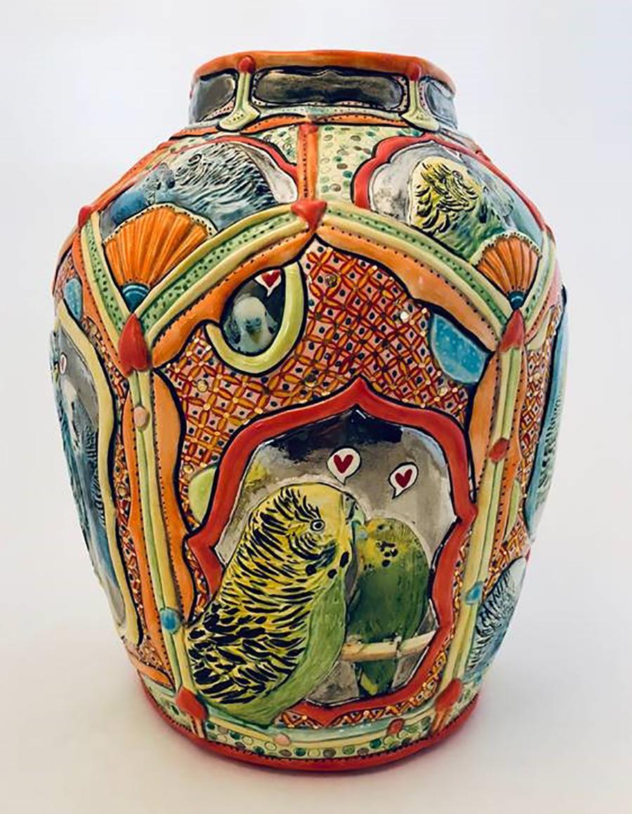 Perry Haas - Wood Fired, Shino Glazed Porcelain with Iron Inclusions ...