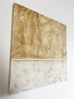 "Paisaje dorado" , Pintura minimalista sobre lienzo,  Tamaño mediano , Arte original