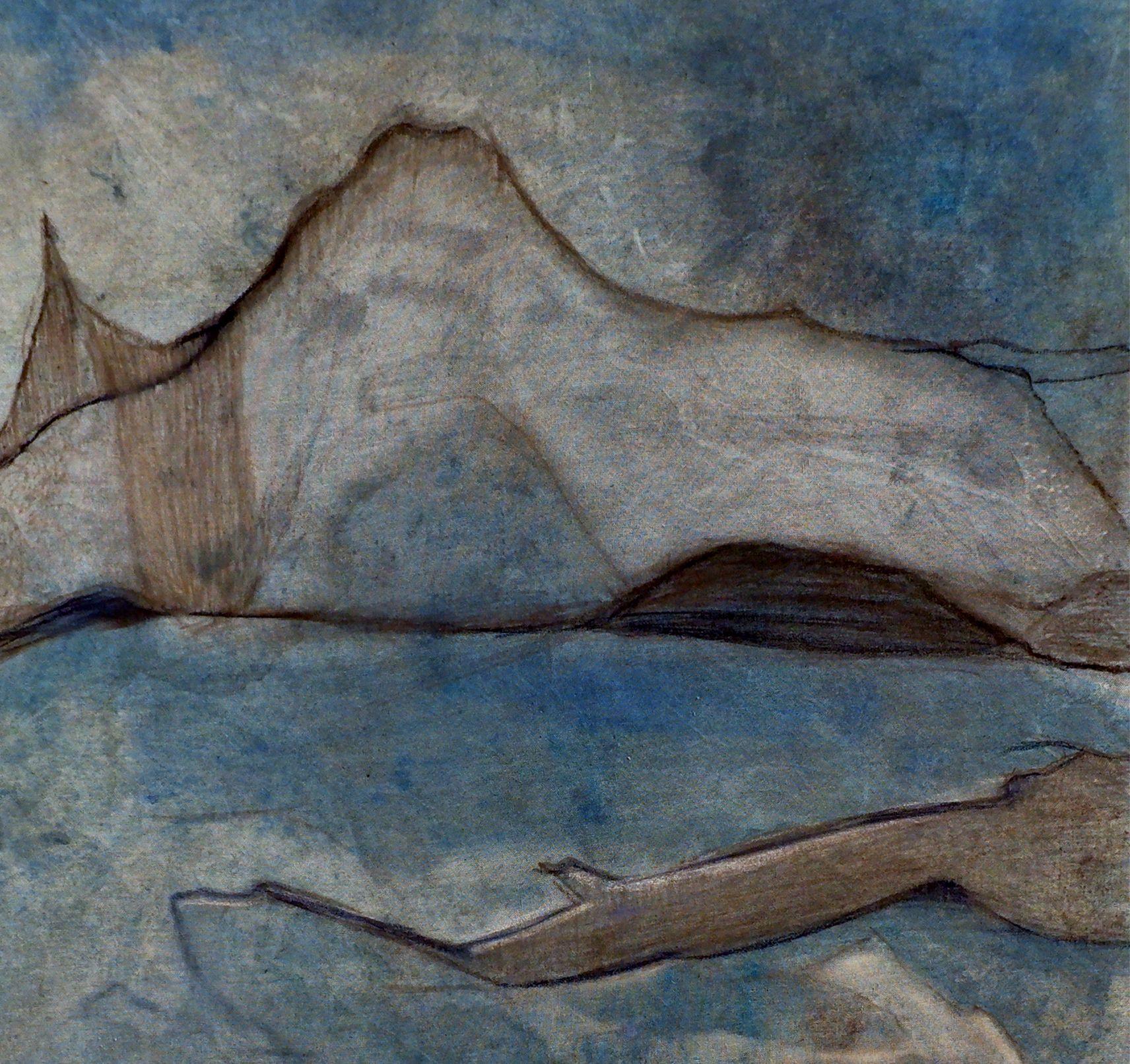 Landscape, Mixed Media on Canvas - Abstract Mixed Media Art by Marilina Marchica