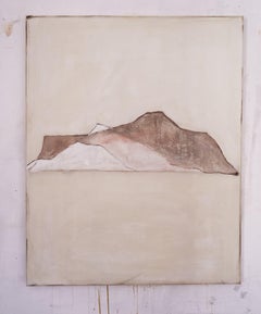 paesaggio #12, tecnica mista su tela