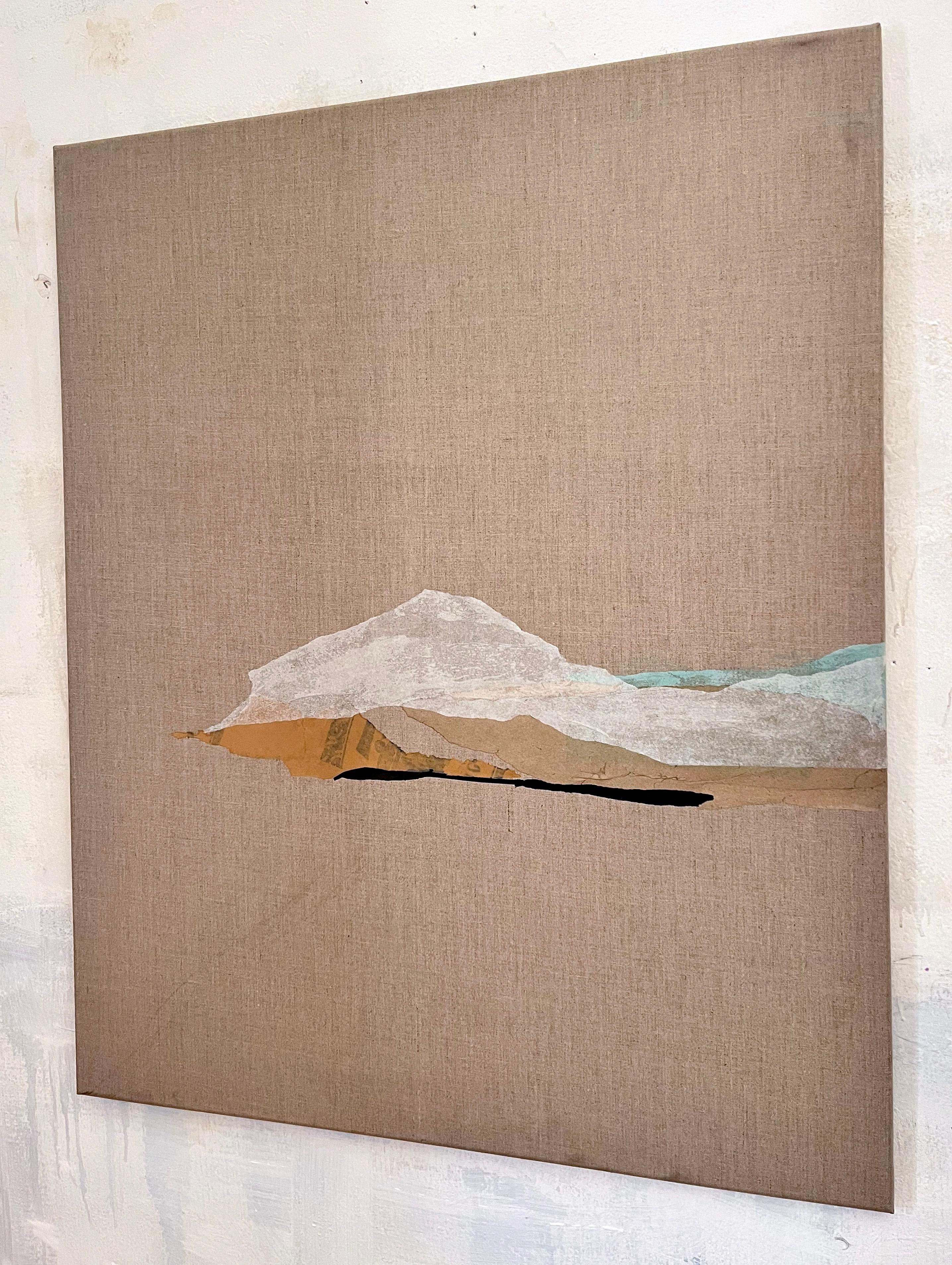 PaperLandscape
collage on linen canvas
100x80 cm
2020

PaperLandscape is a series of artworks inspired by landscape and nature,
nature and the passage change over time, we change nature and nature changes man
the connection between man and nature is