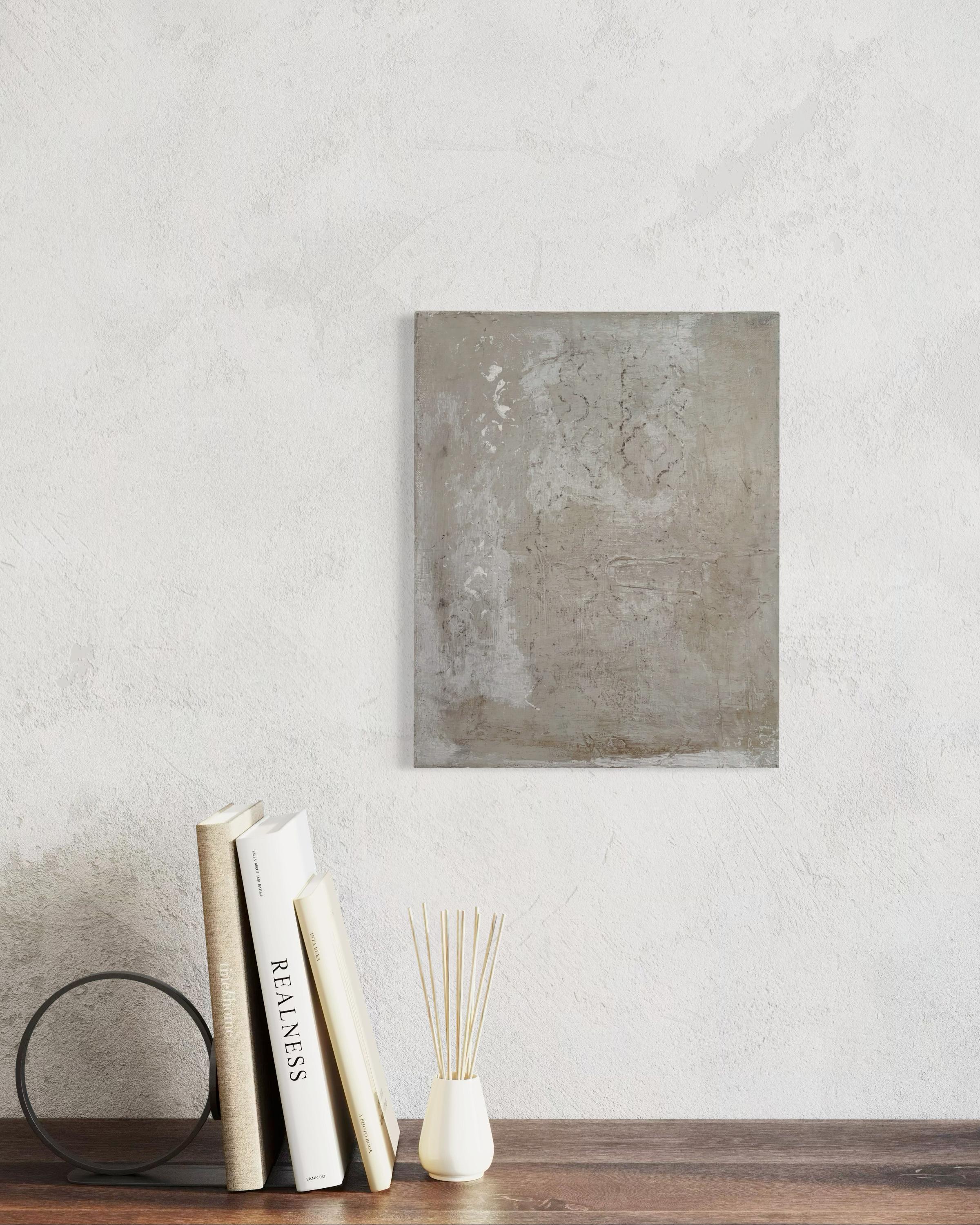 Traces, Abstrakte Ölfarbe, Contemporary Art, Made in Italy im Angebot 4