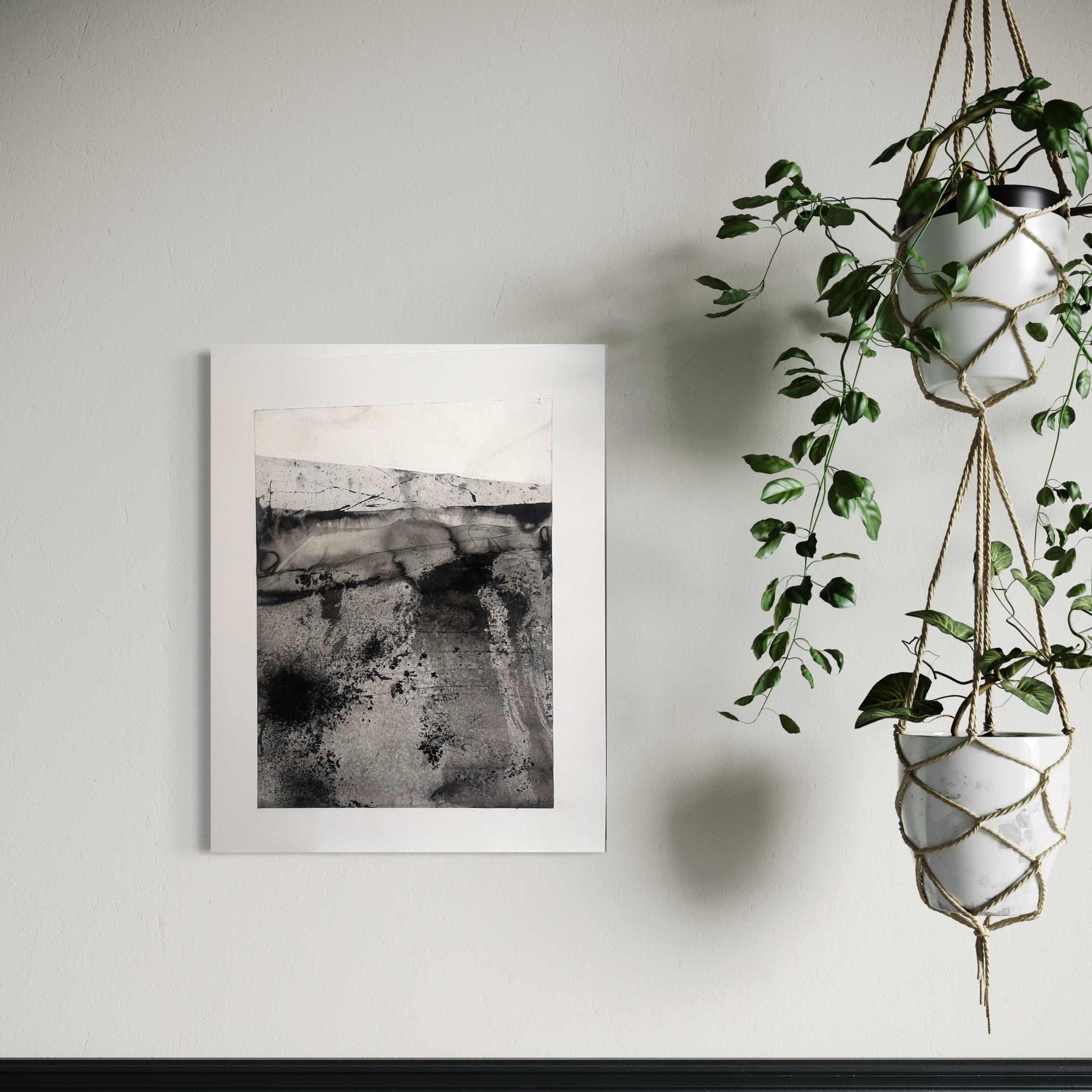 « Paysage », dessin original  sur papier, fabriqué en Italie, par Marilina Marchica en vente 7