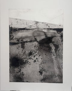 « Paysage », dessin original sur papier, art original fabriqué en Italie