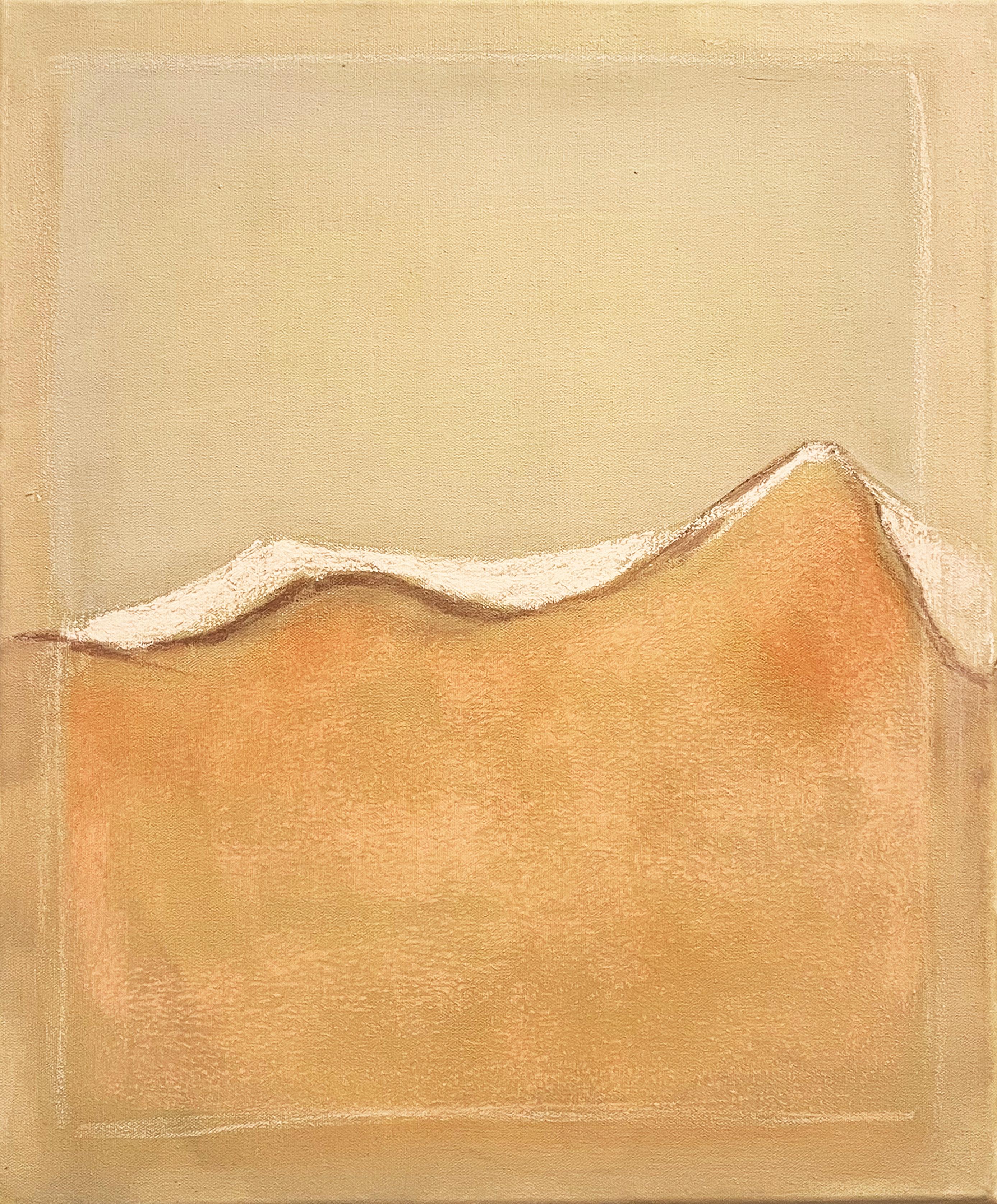 « Paysage », peinture minimaliste sur toile fabriquée en Italie - Painting de Marilina Marchica