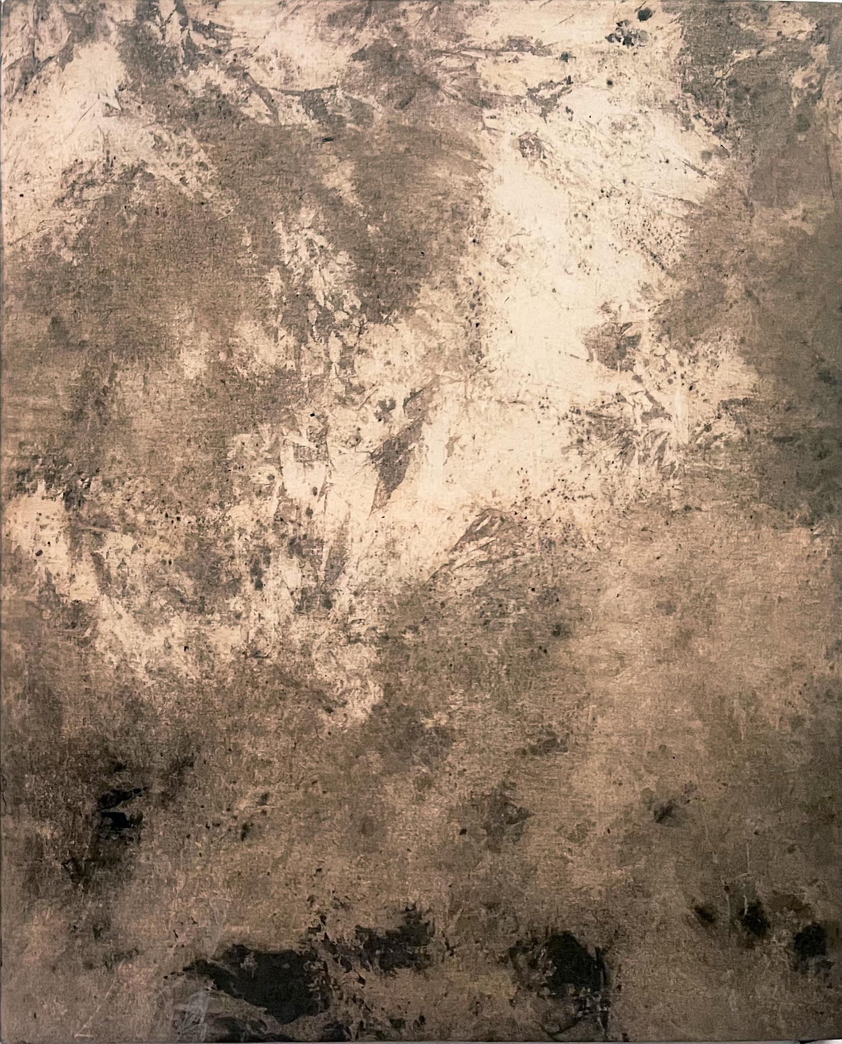 « Water Ground », diptyque de peinture abstraite de grande taille fabriqué en Italie - Contemporain Painting par Marilina Marchica