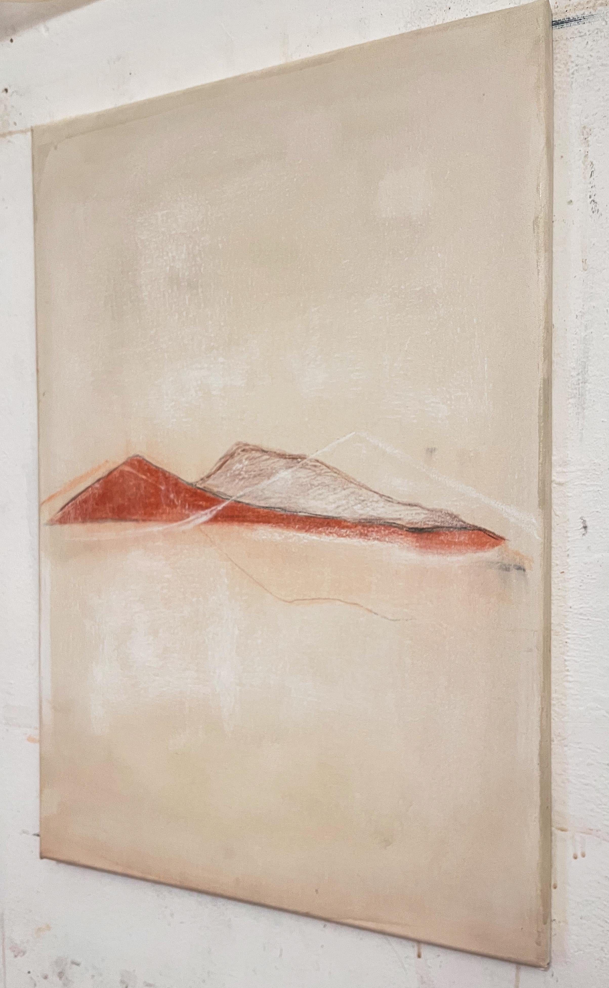 „Abstrakte Landschaft“ Originalfarbe auf Baumwoll-Leinwand, Marilina Marchica im Angebot 2