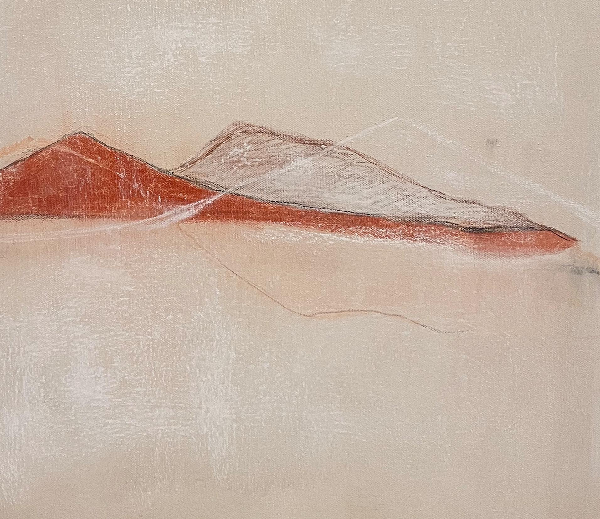 „Abstrakte Landschaft“ Originalfarbe auf Baumwoll-Leinwand, Marilina Marchica im Angebot 5