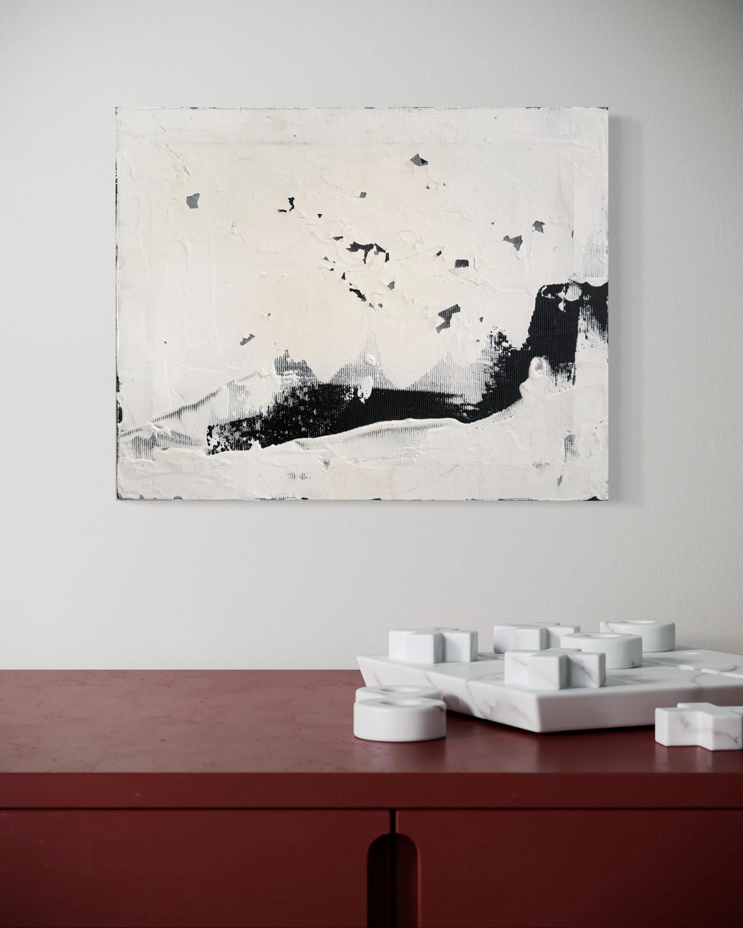 Abstract Landscape – Textured Painting Original Art Made in Italy For Sale 7
