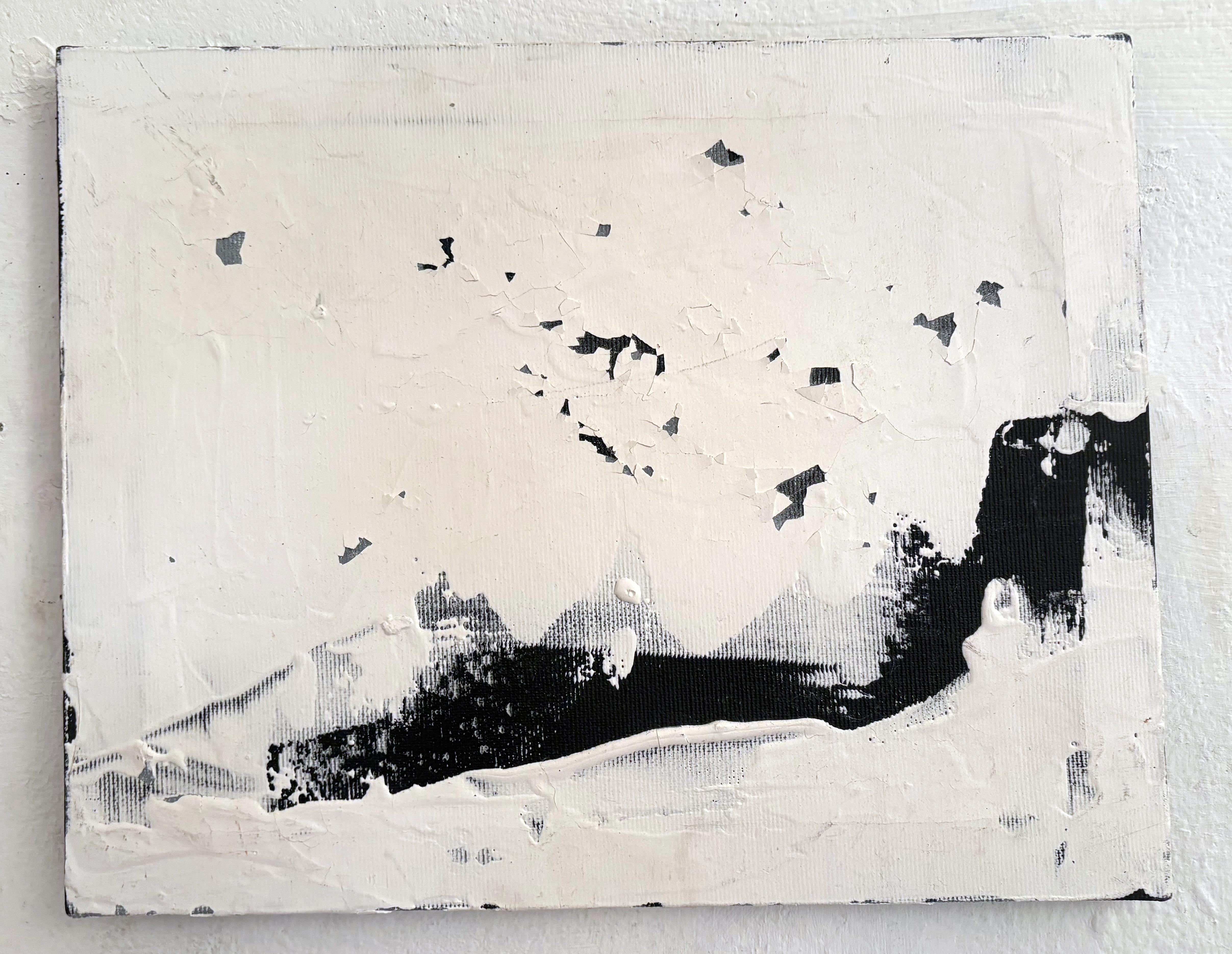 Abstract Landscape – Textured Painting Original Art Made in Italy For Sale 2