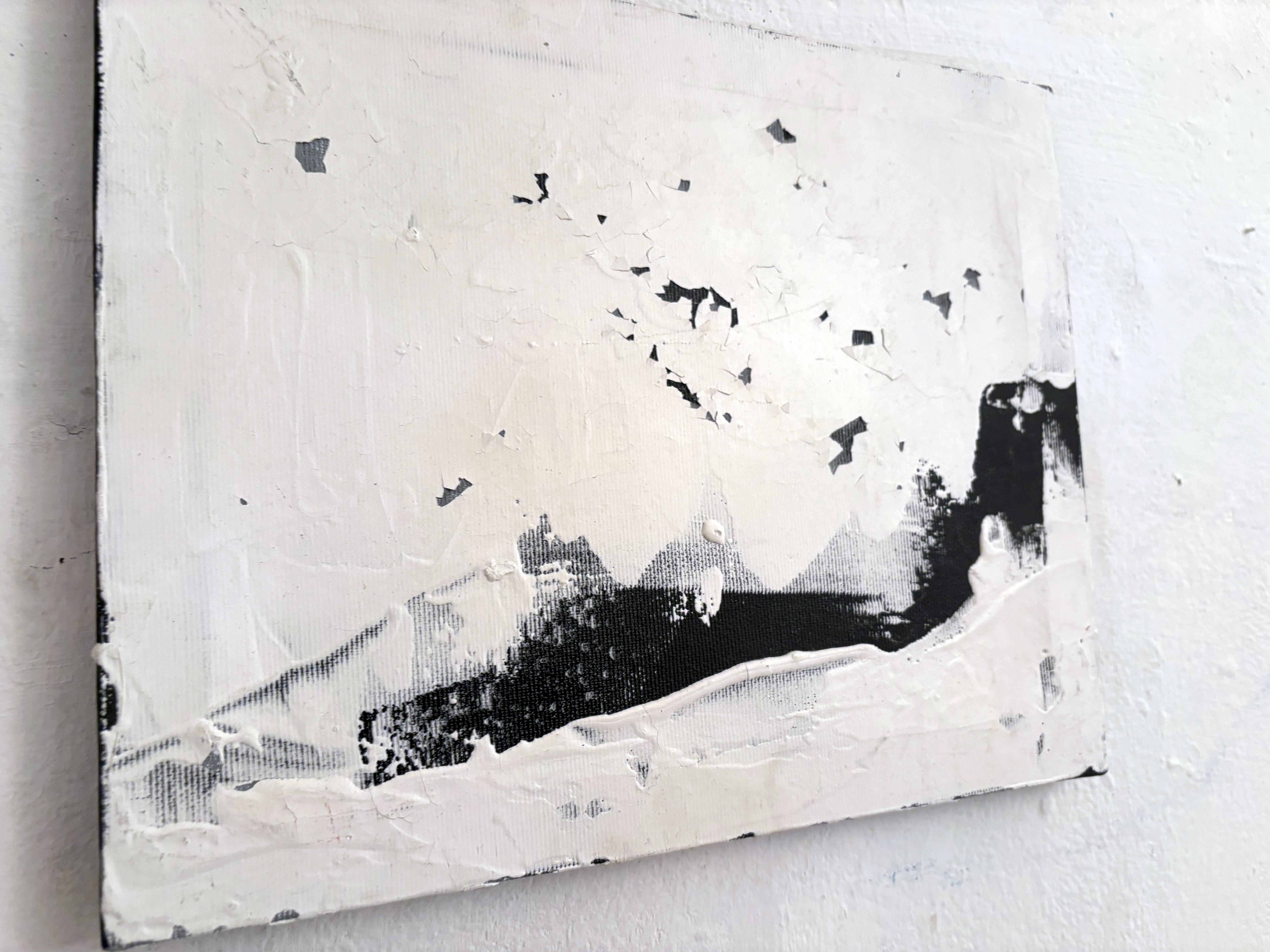 Abstract Landscape – Textured Painting Original Art Made in Italy For Sale 4