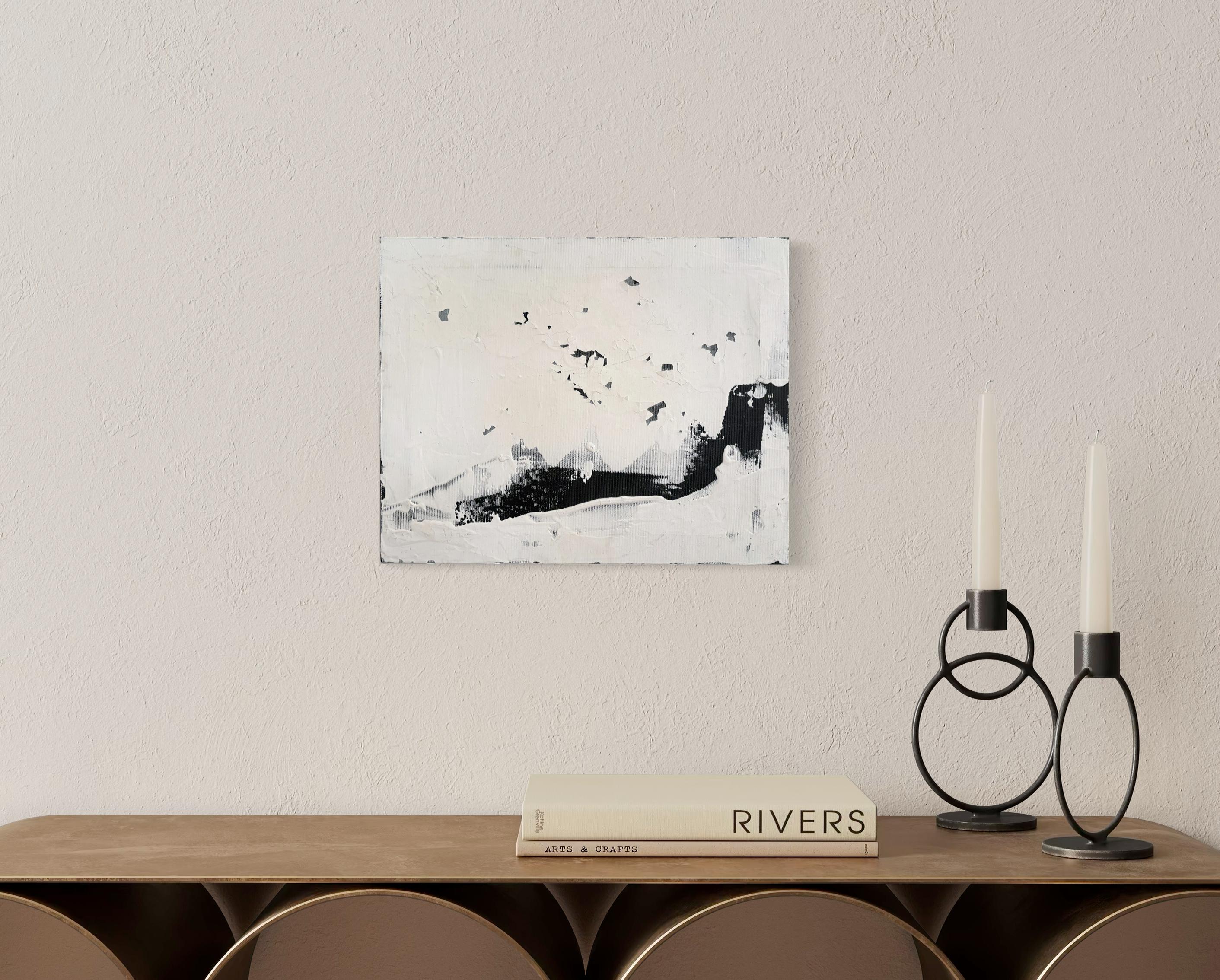 Abstract Landscape – Textured Painting Original Art Made in Italy For Sale 6
