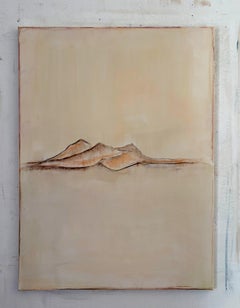 "Abstrakte Landschaft "Ölgemälde , Original Kunst auf. Segeltuch Hergestellt in Italien