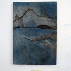 Abstract Seascape  Painting- medium size - original art made in Italy