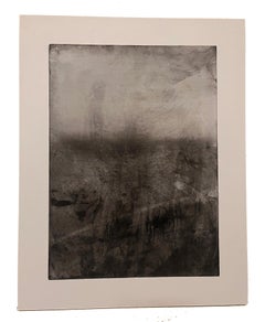 Black and White Landscape , Original Art Ready to Hang Made in Italy