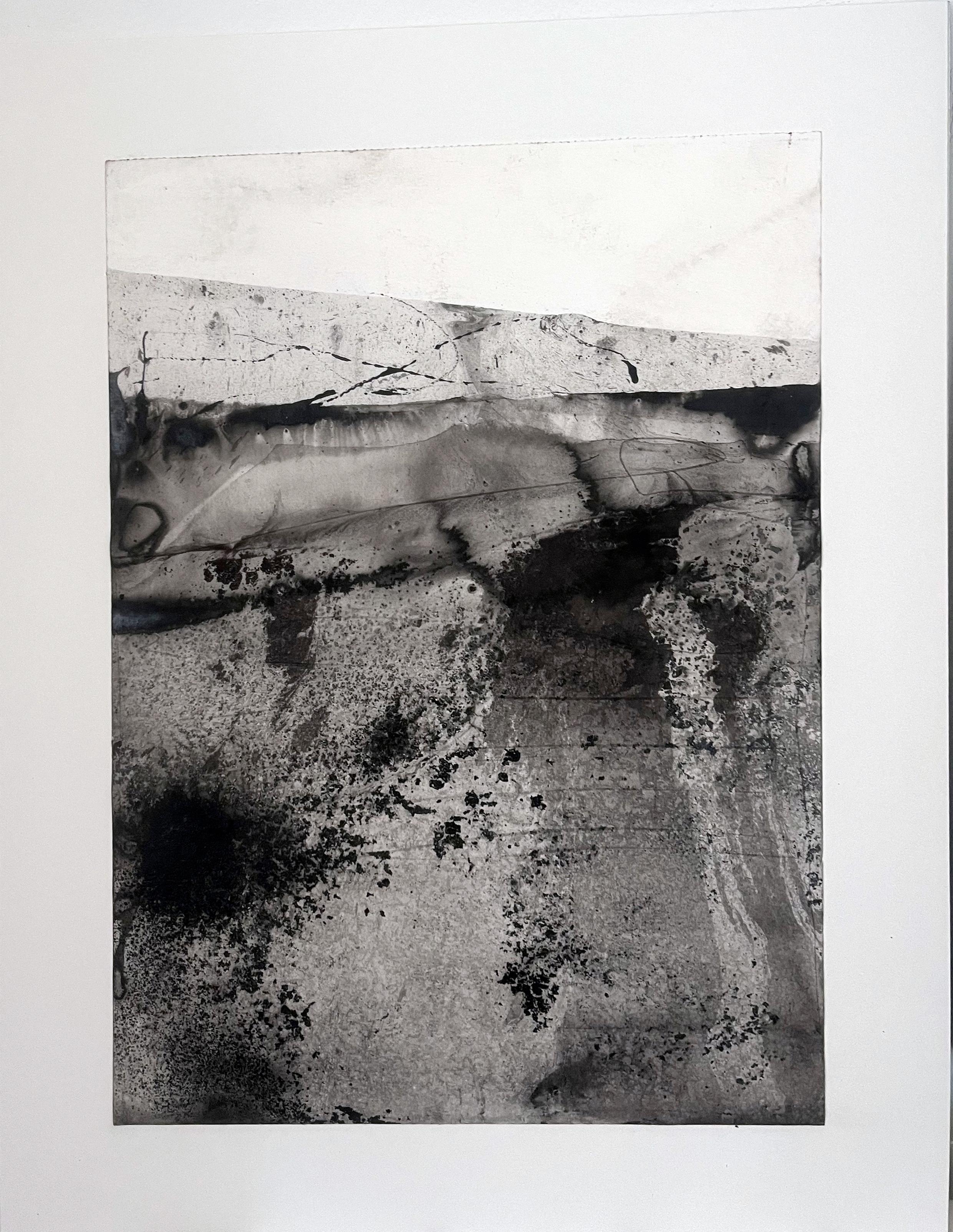Schwarz-Weiß-Landschaft, Original-Kunst, hängefertig, hergestellt in Italien (Zeitgenössisch), Art, von Marilina Marchica
