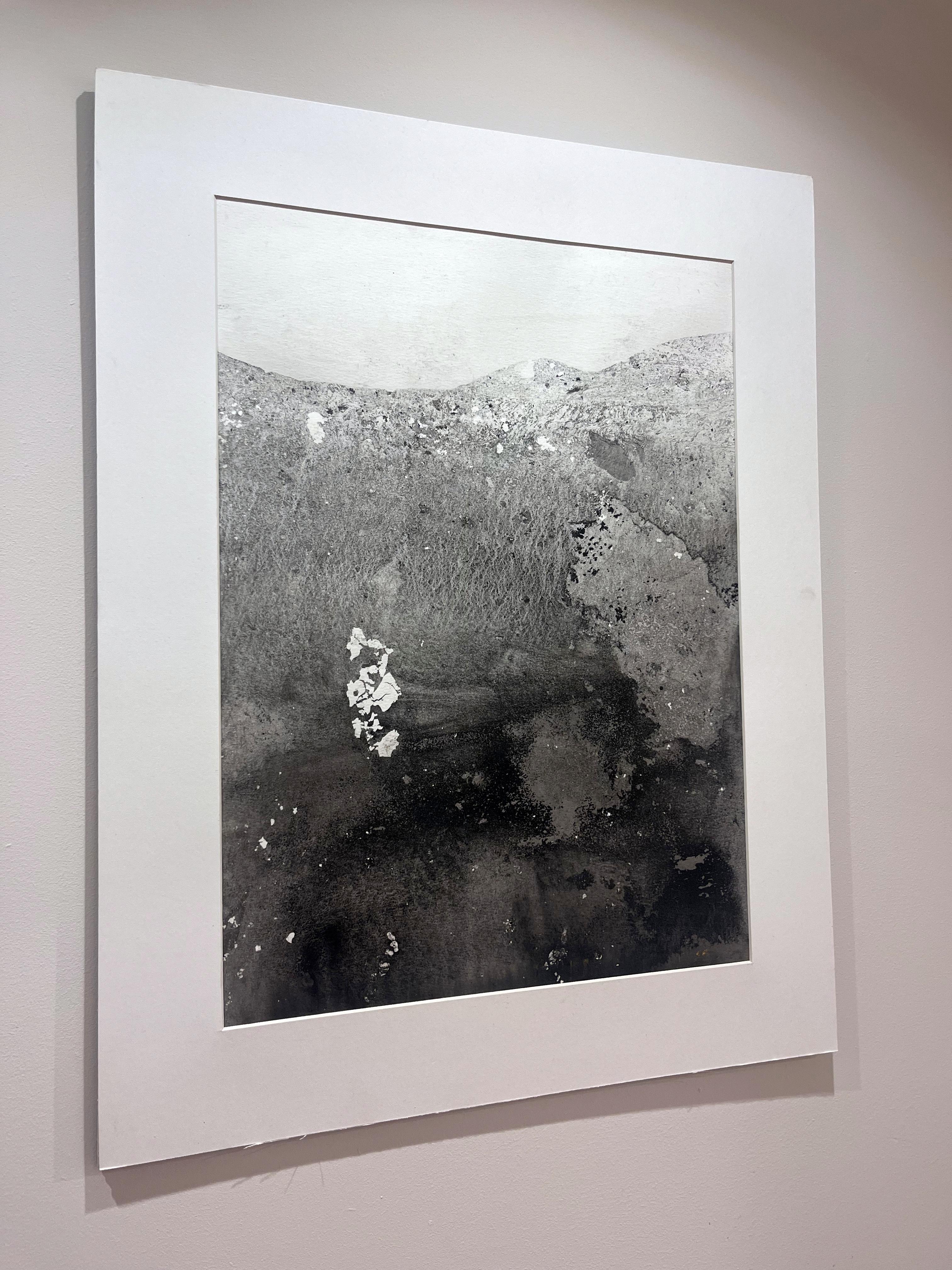 Schwarz-Weiß-Landschaft, Original-Kunst, hängefertig, hergestellt in Italien im Angebot 1