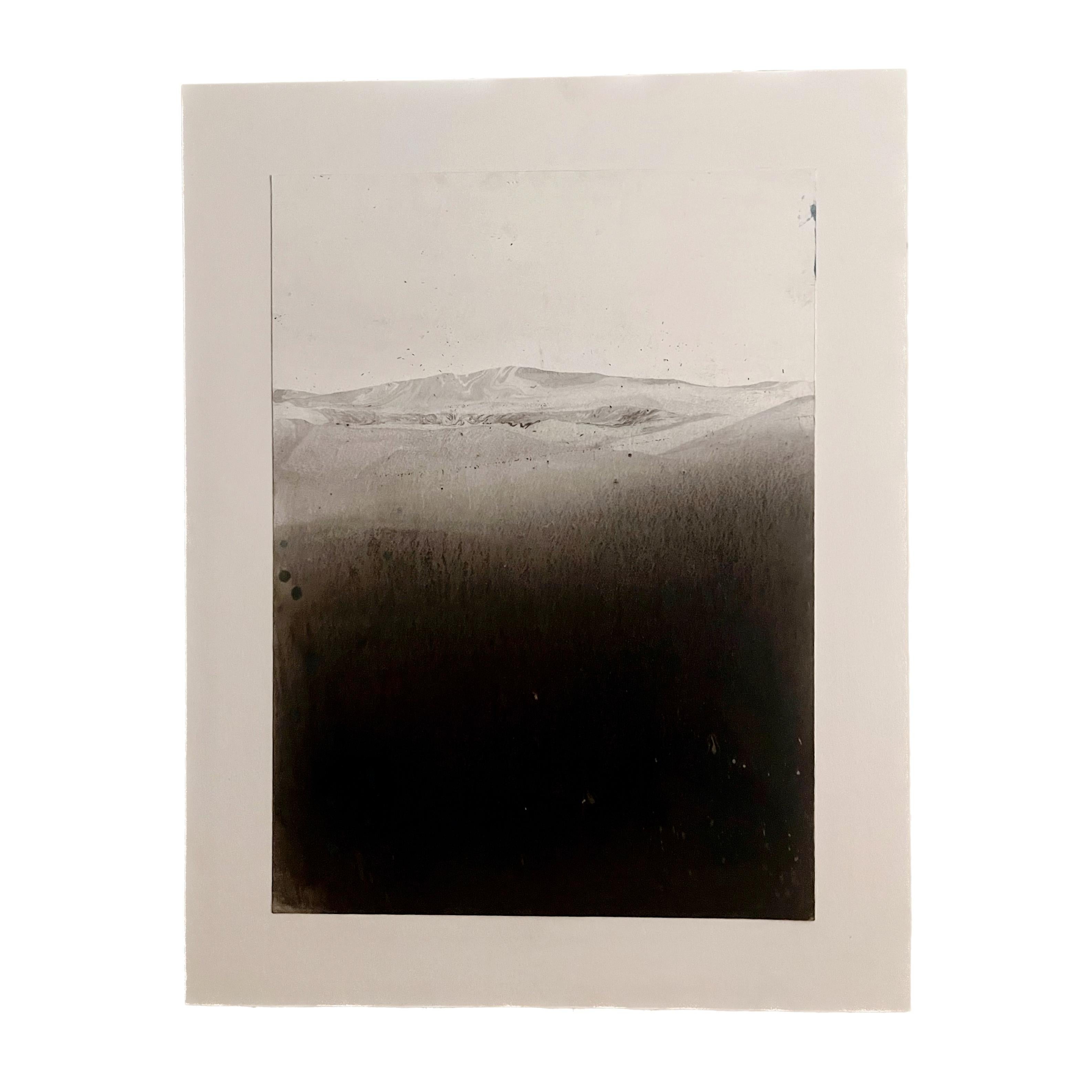 Schwarz-Weiß-Landschaft, Original-Kunst, hängefertig, hergestellt in Italien im Angebot 1