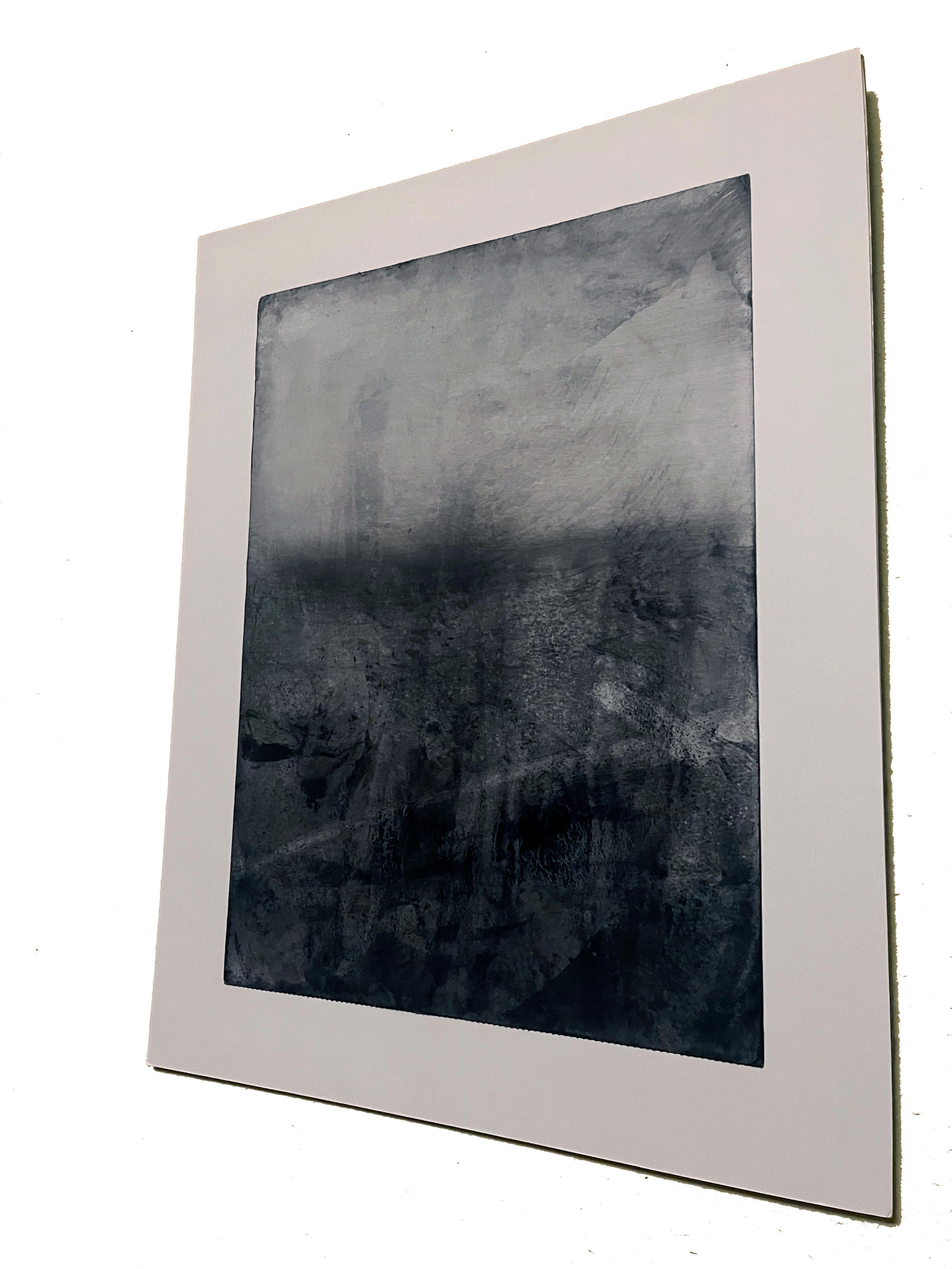 Schwarz-Weiß-Landschaft, Original-Kunst, hängefertig, hergestellt in Italien im Angebot 3