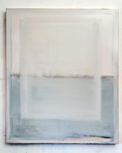 "Blue Landscape" Oil on Canvas Contemporary Art By Marilina Marchica
