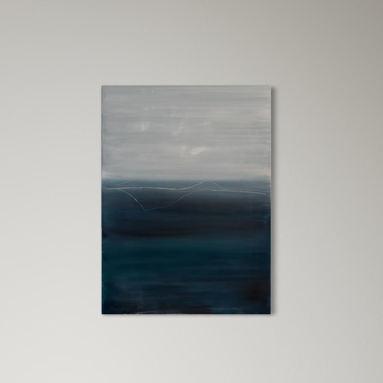 Paesaggio blu, pittura a olio su tela , Arte originale  da Marilina Marchica in vendita 6