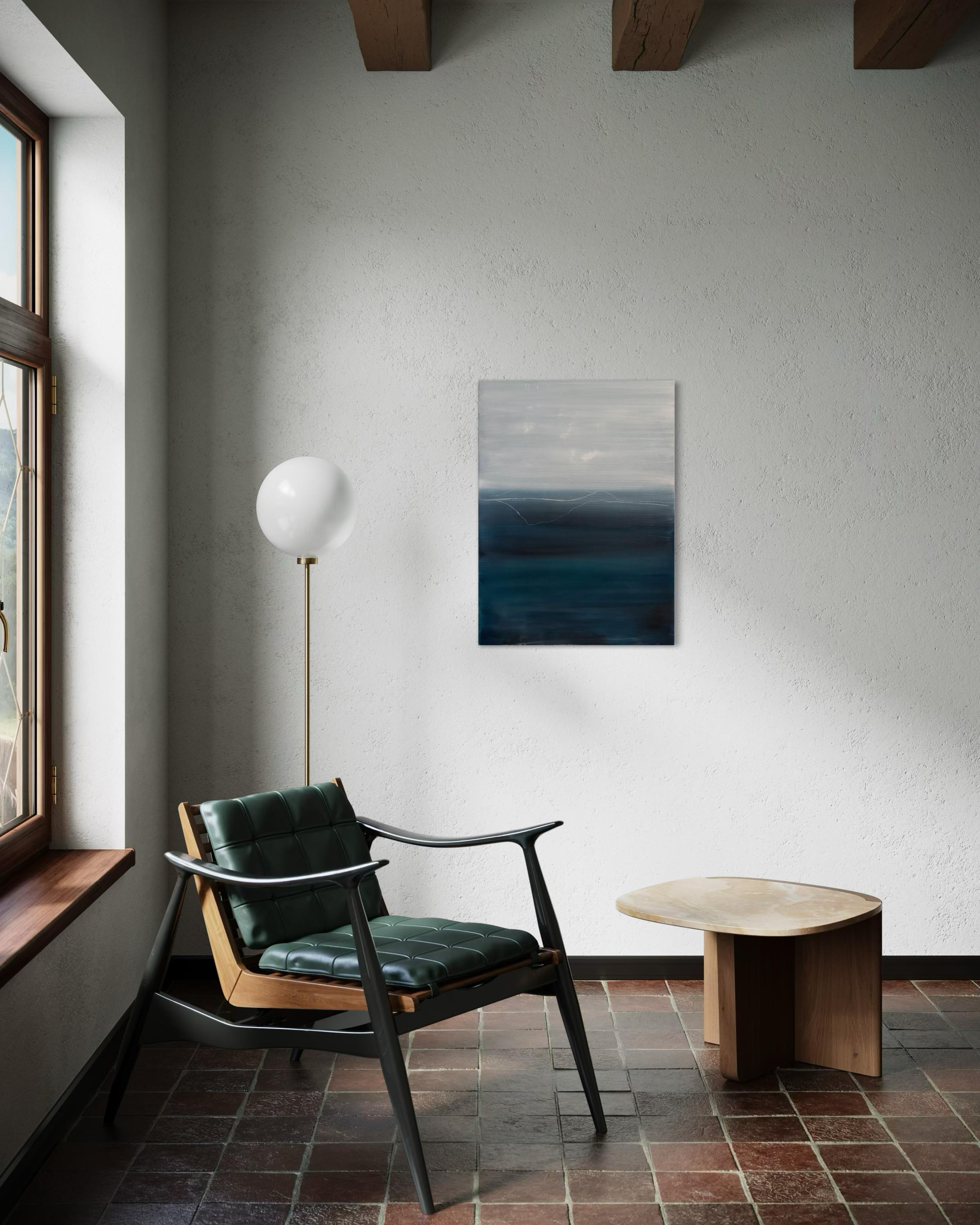 Paesaggio blu, pittura a olio su tela , Arte originale  da Marilina Marchica in vendita 8