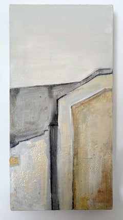 Cityscape, Original Oil Paint, Architecture Painting by Marilina Marchica