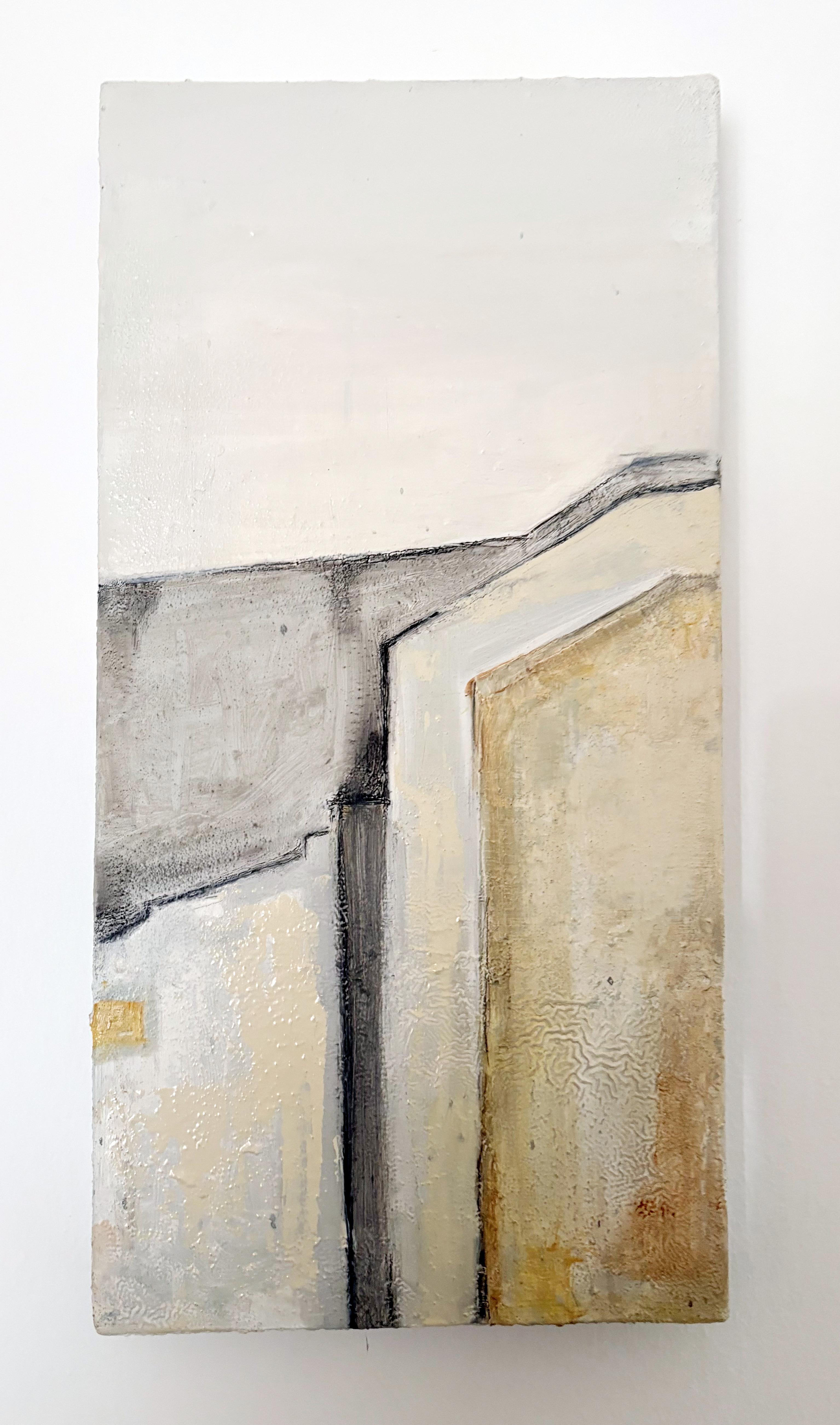 Paesaggio urbano, Pittura ad olio originale, Architettura di Marilina Marchica in vendita 2