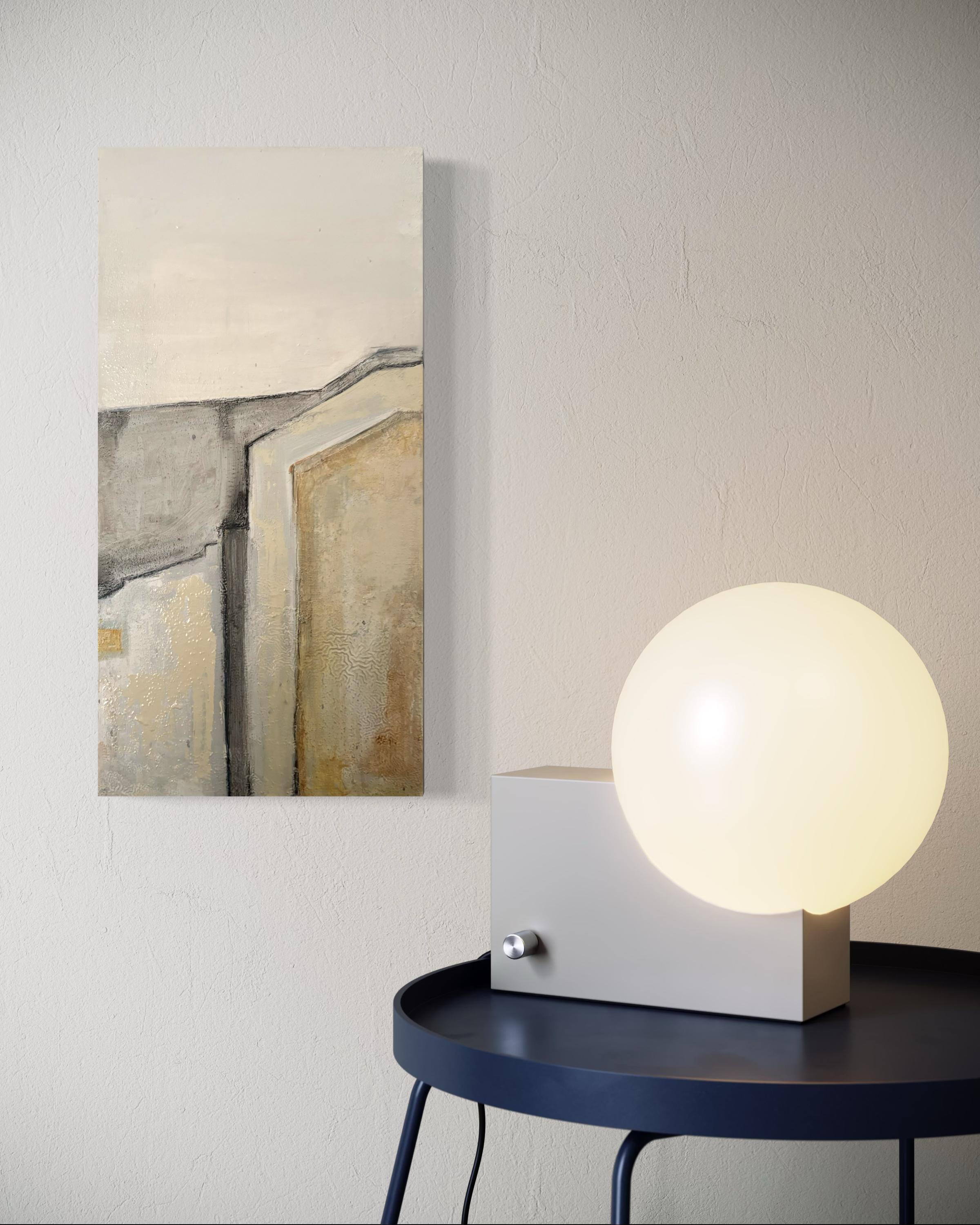 Paesaggio urbano, Pittura ad olio originale, Architettura di Marilina Marchica in vendita 5