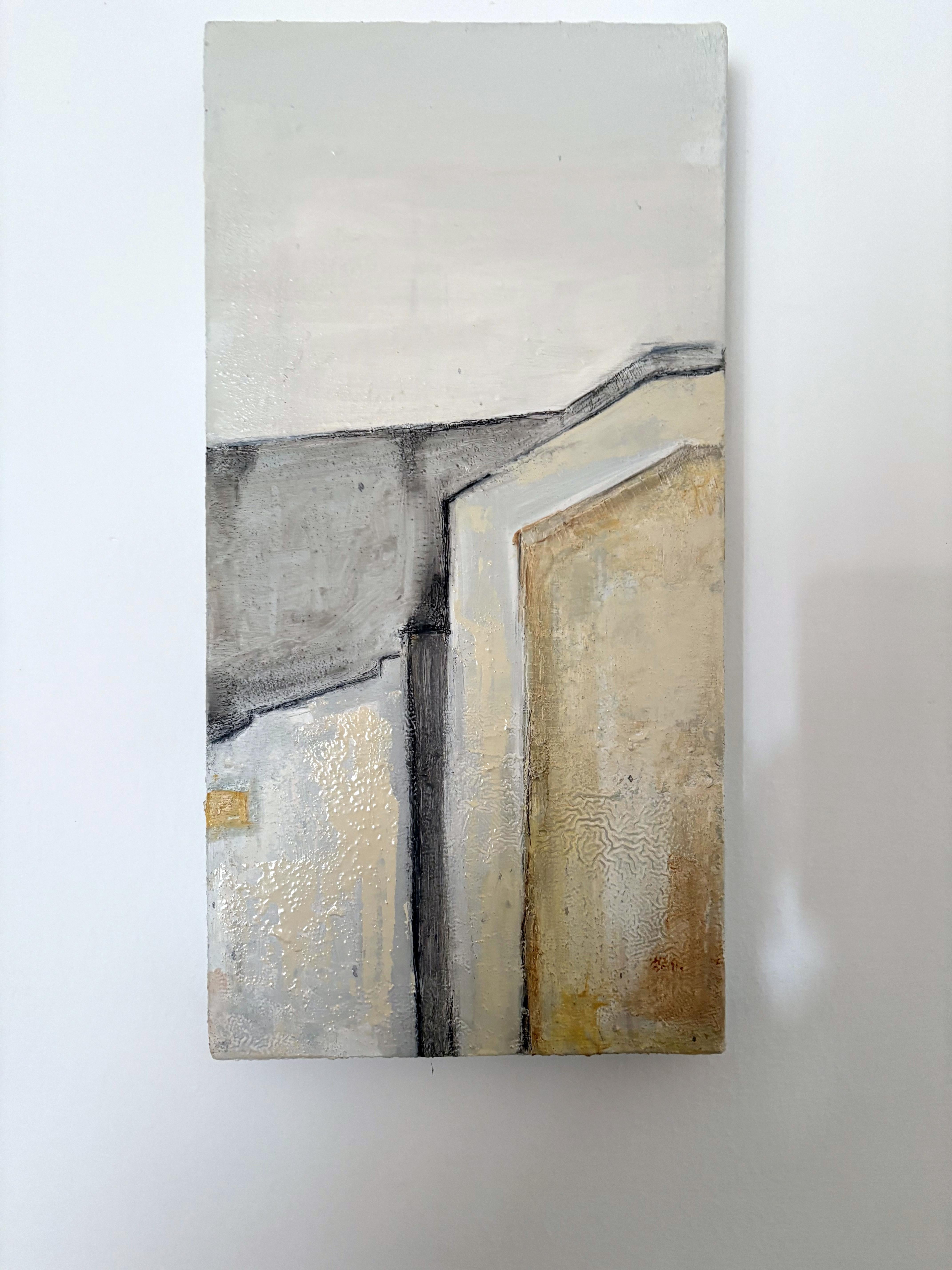 Paesaggio urbano, Pittura ad olio originale, Architettura di Marilina Marchica in vendita 7