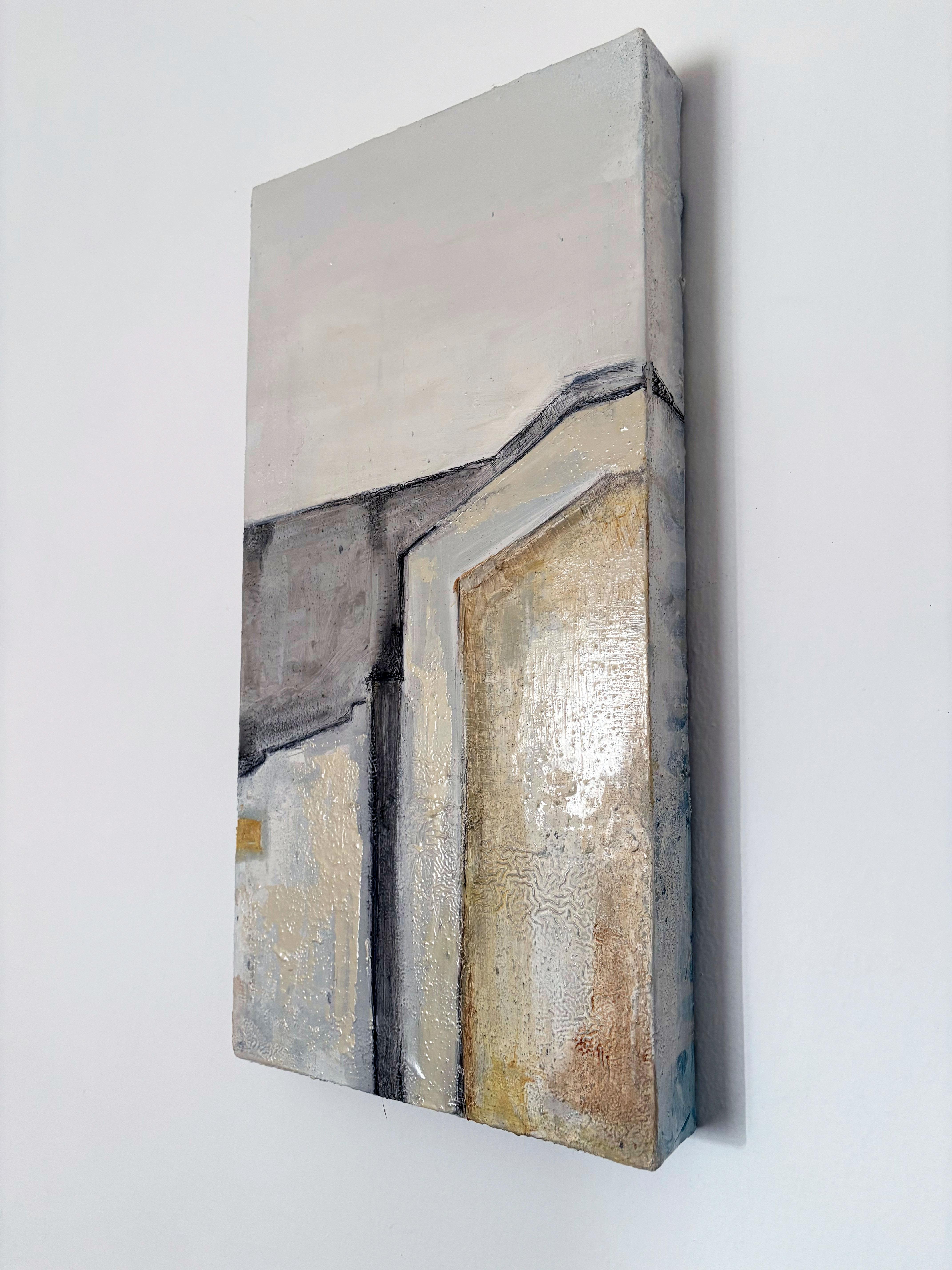 Paesaggio urbano, Pittura ad olio originale, Architettura di Marilina Marchica in vendita 8