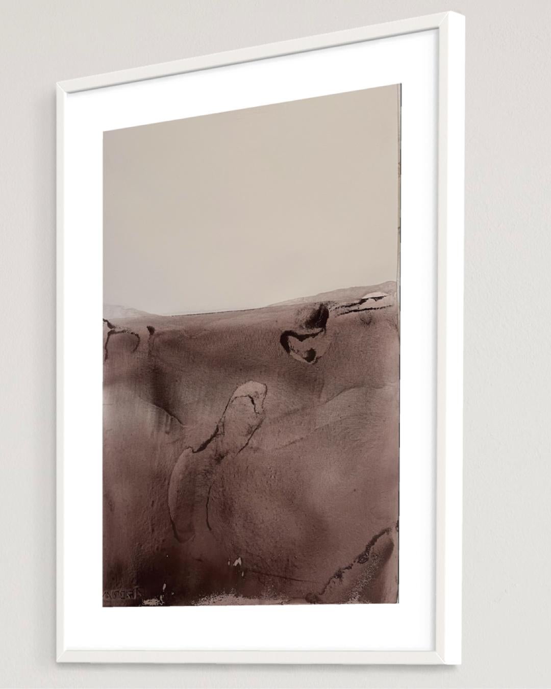 Earth Landscape – Unique Abstract Work on Paper by Marilina Marchica, 2023 + COA For Sale 11