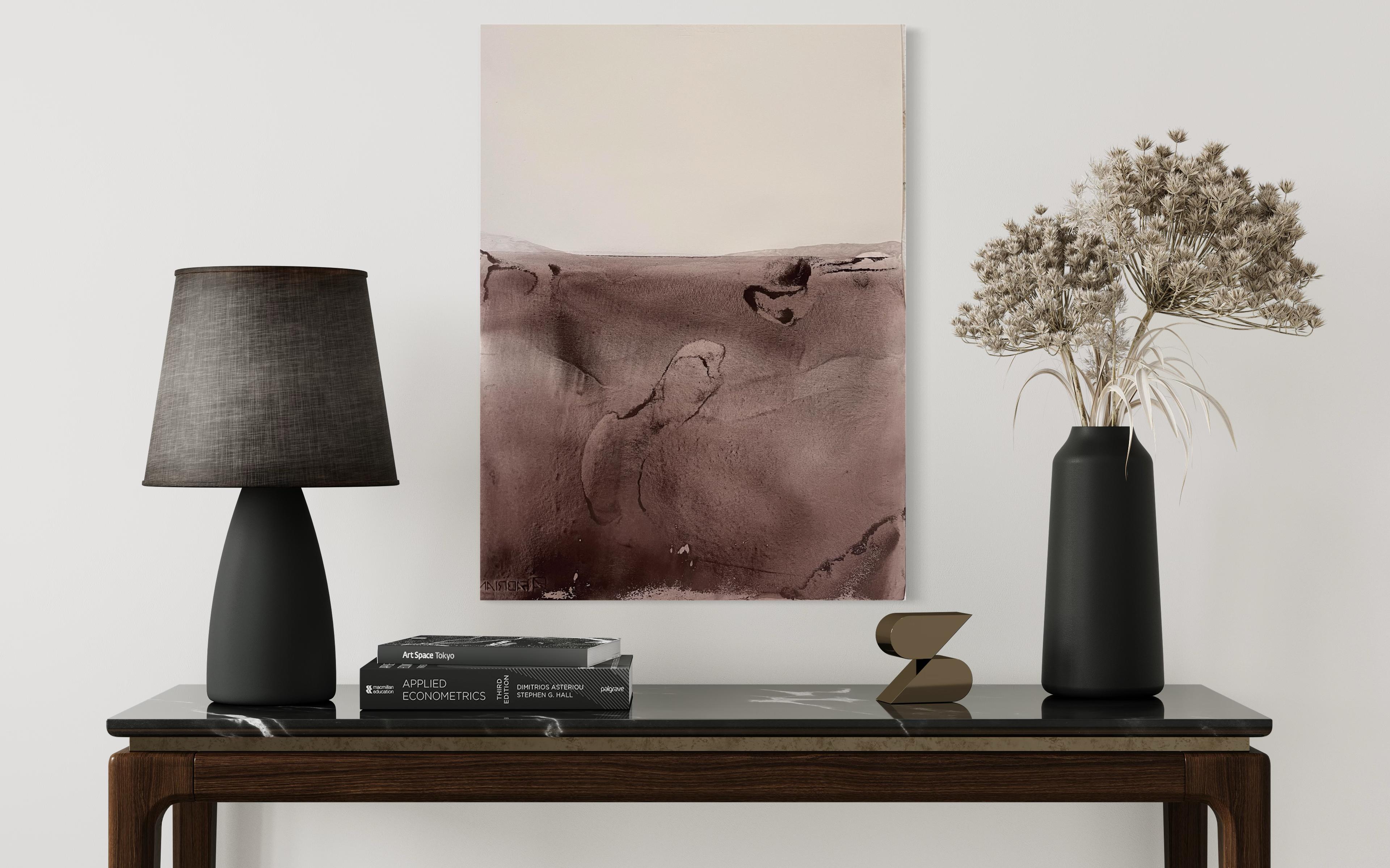 Earth Landscape – Unique Abstract Work on Paper by Marilina Marchica, 2023 + COA For Sale 12
